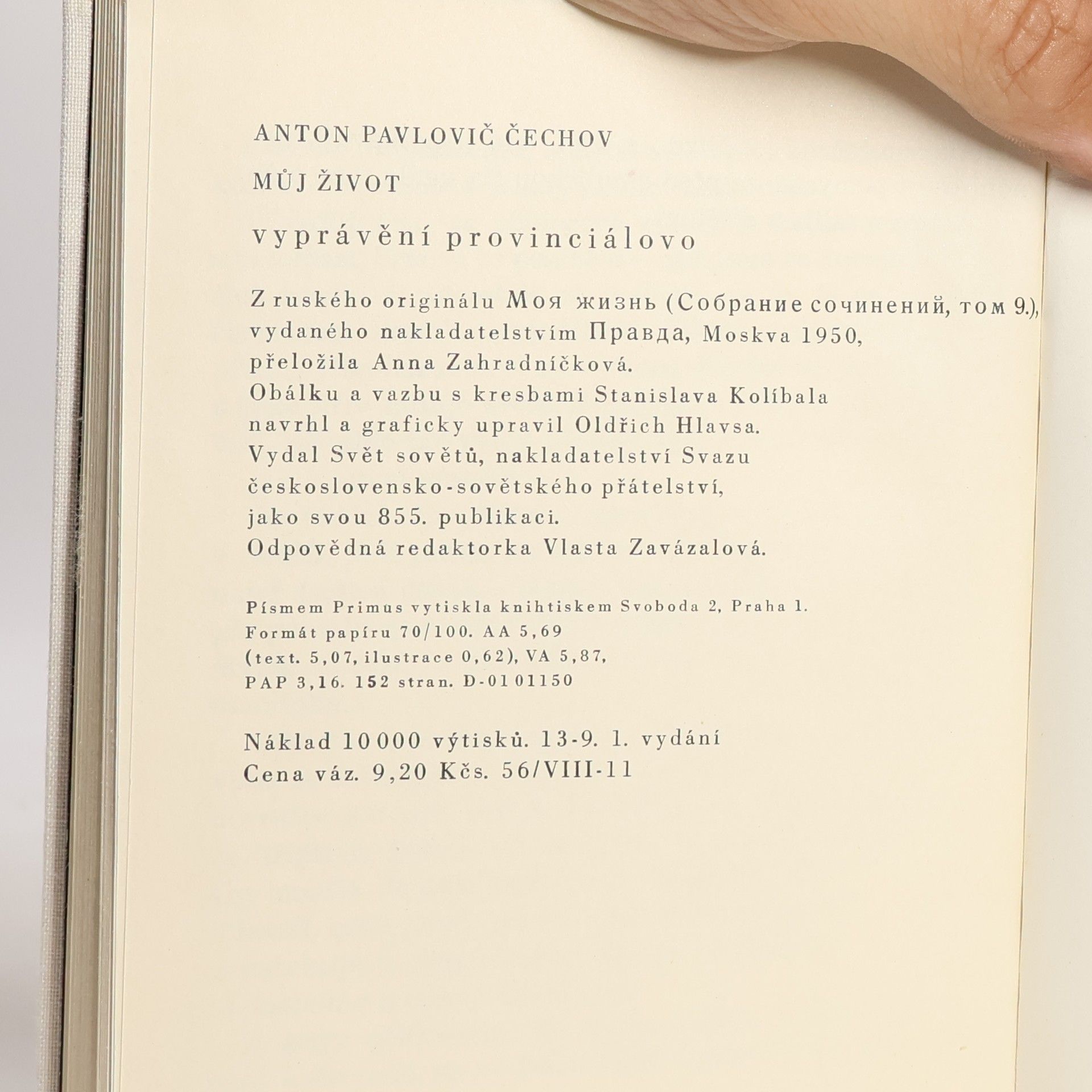 Anton Pavlovič Čechov Můj život