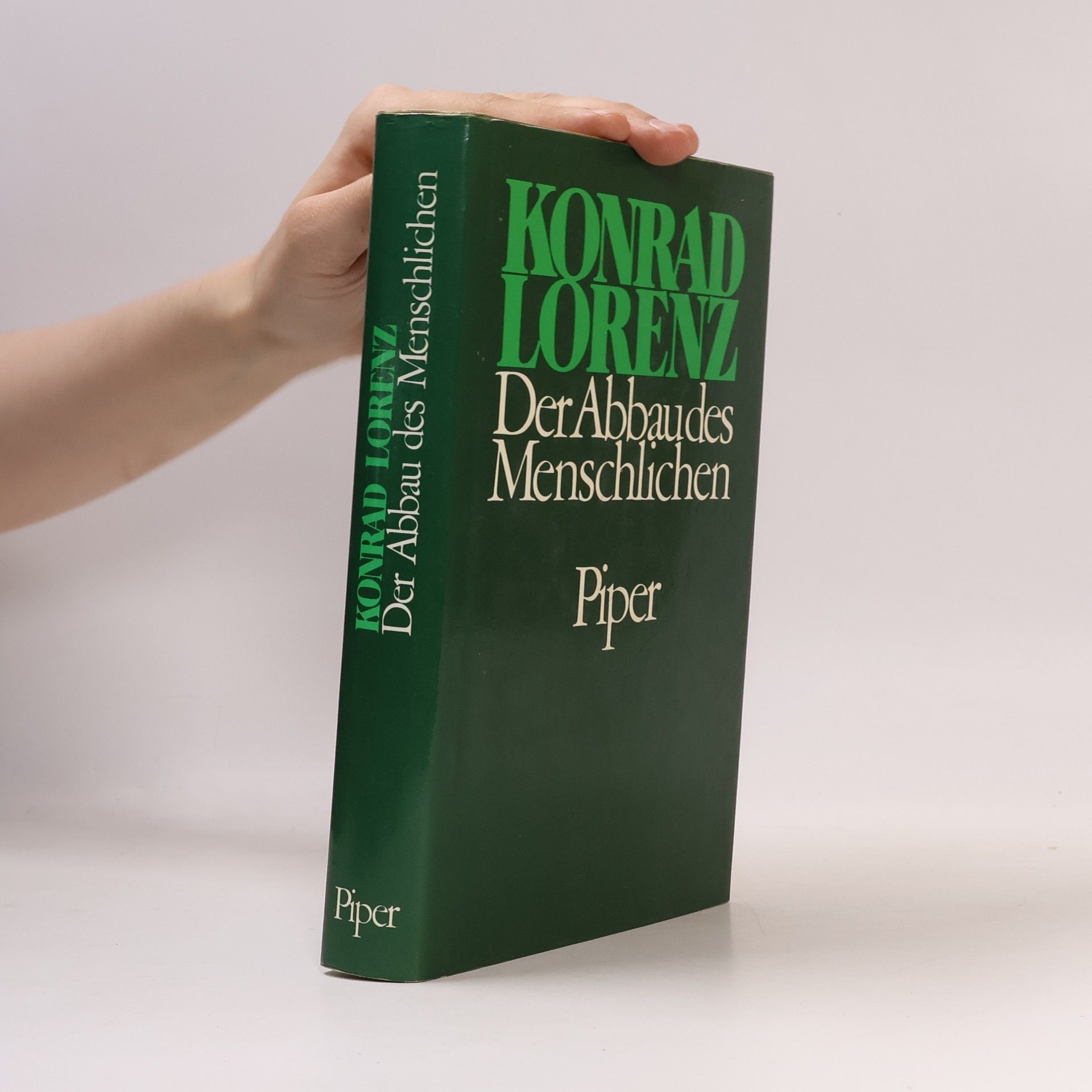 Konrad Lorenz Der Abbau des Menschlichen