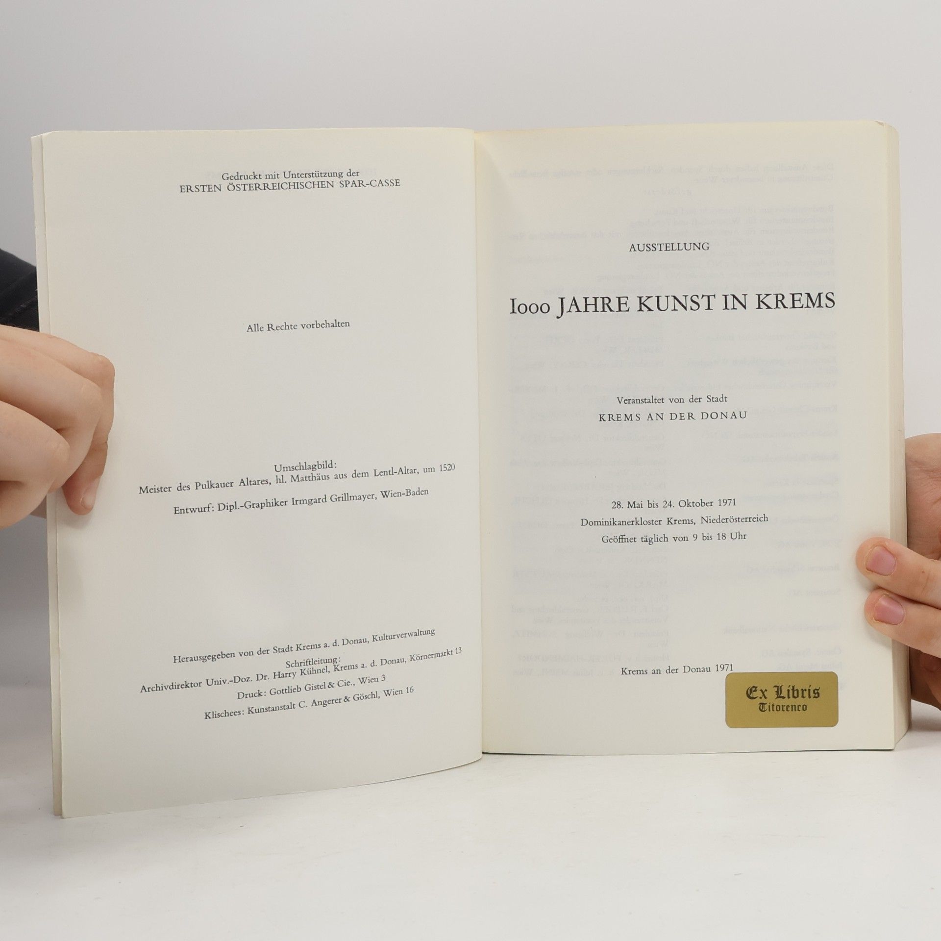 Autorenkollektiv 1000 Jahre kuns in Krems