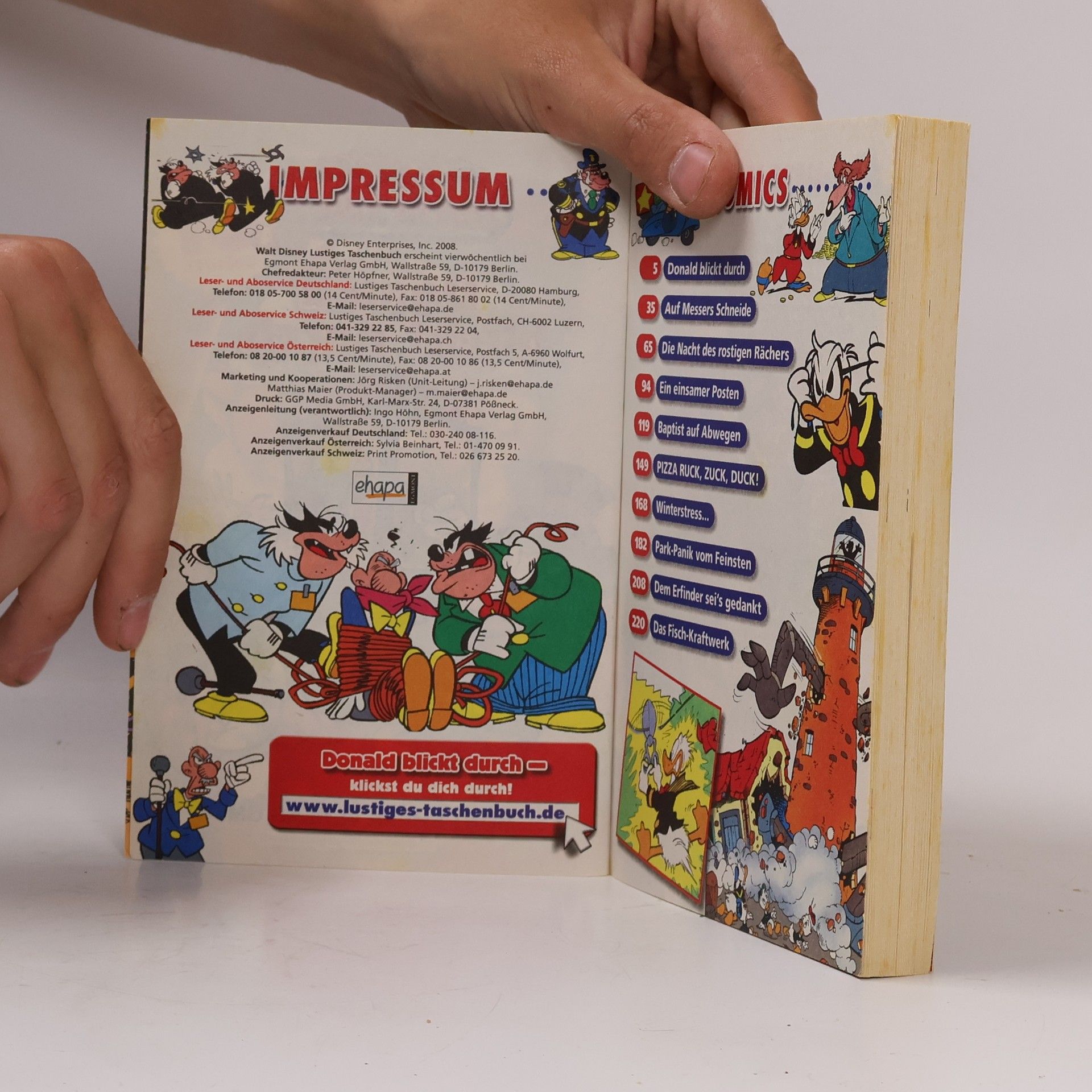 Walt Disney Lustiges Taschenbuch 374. Donald blickt durch