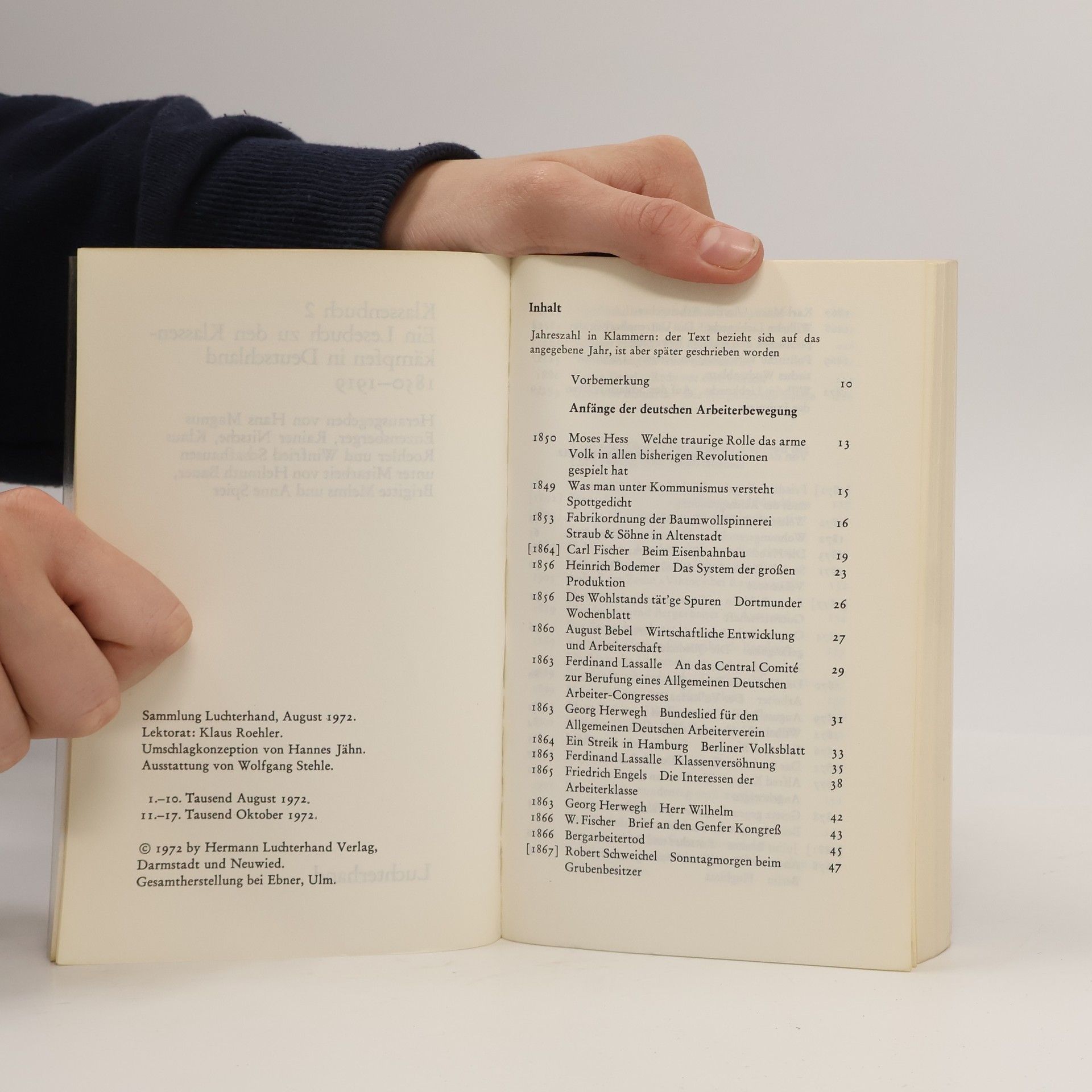 Autorenkollektiv Klassenbuch 2. Ein Lesen buch zu den Klassenkämpf in Deutschland 1850-1919