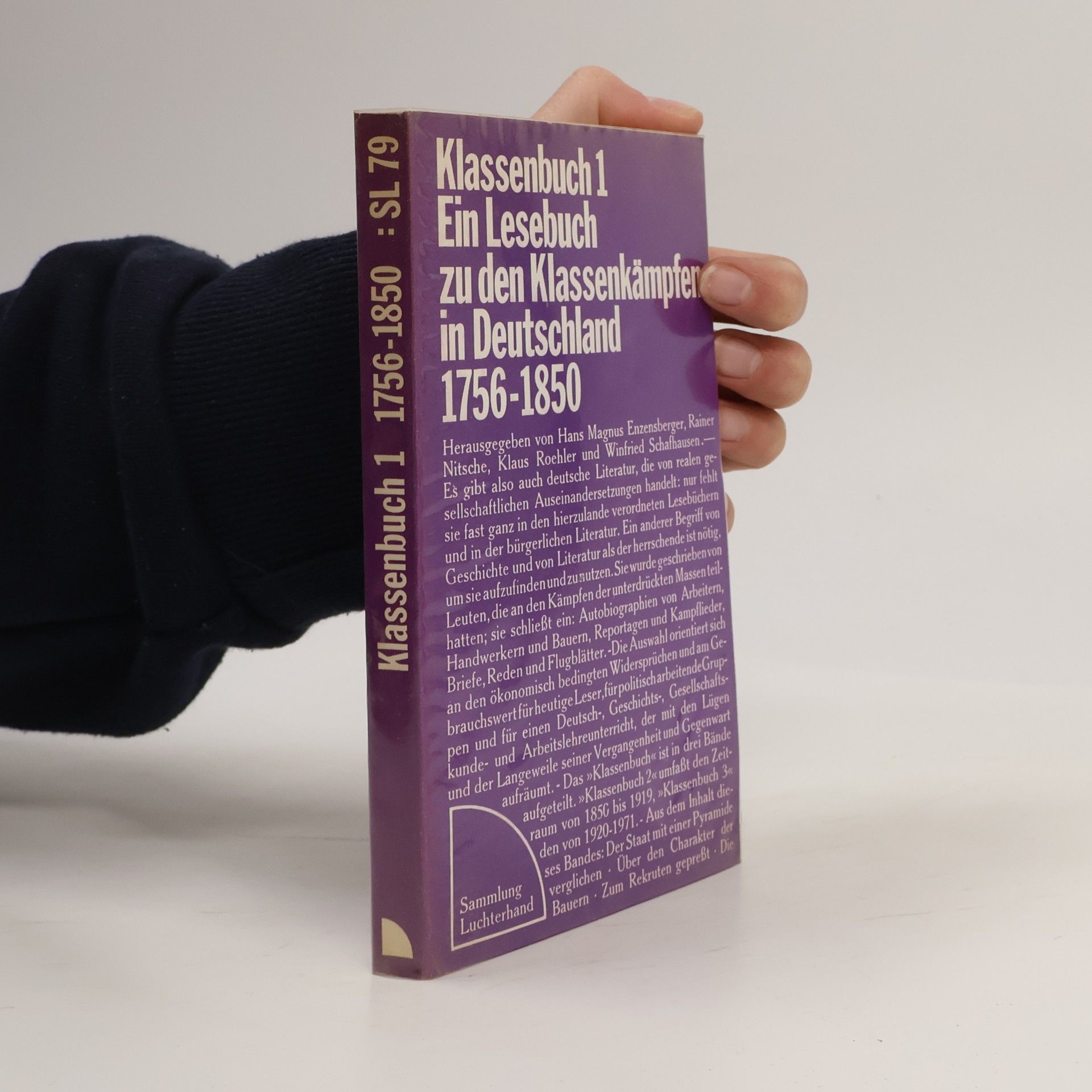 Kolektiv autorů Klassenbuch 1. Ein Lesebuch zu den Klassenkämpfen in Deutschland 1756-1850