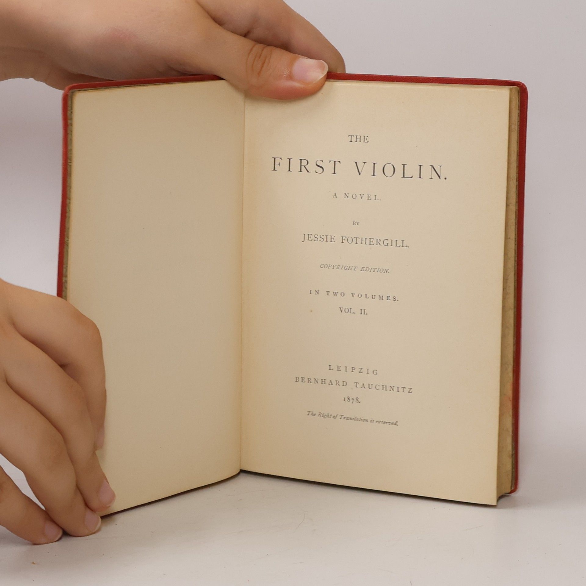 Fothergill  Jessie The First Violin II