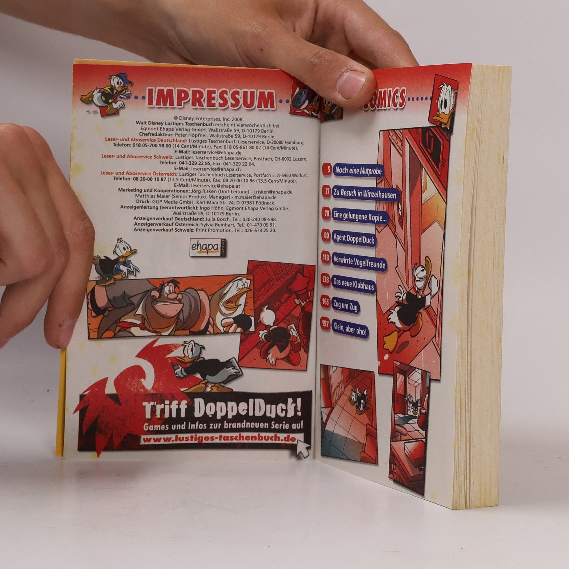 Walt Disney Lustiges Taschenbuch 384. Agent DoppelDuck