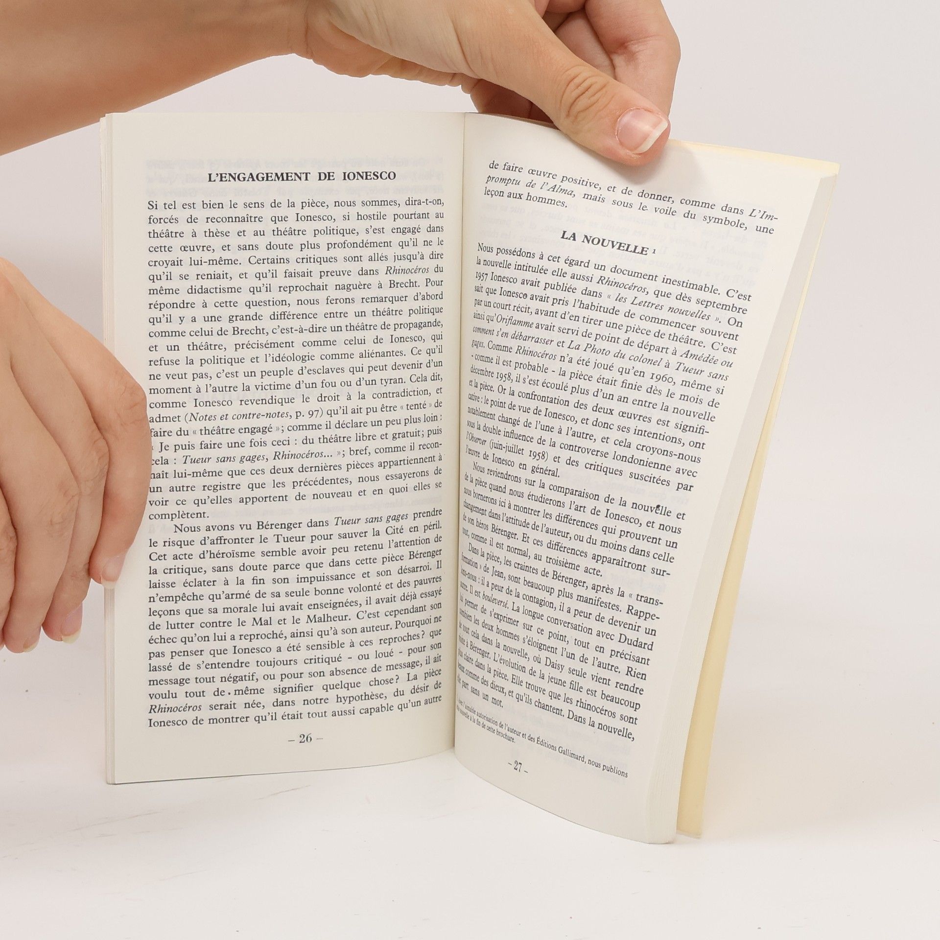 Eugène Ionesco Rhinocéros [d'] Ionesco