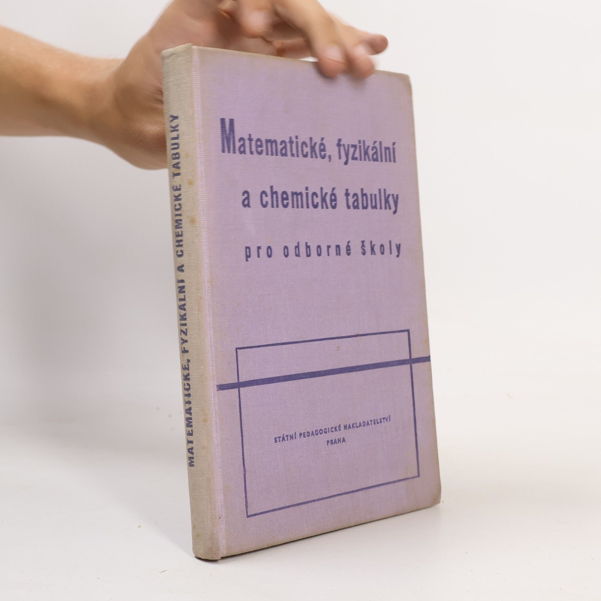 Matematické, fyzikální a chemické tabulky pro odborné školy