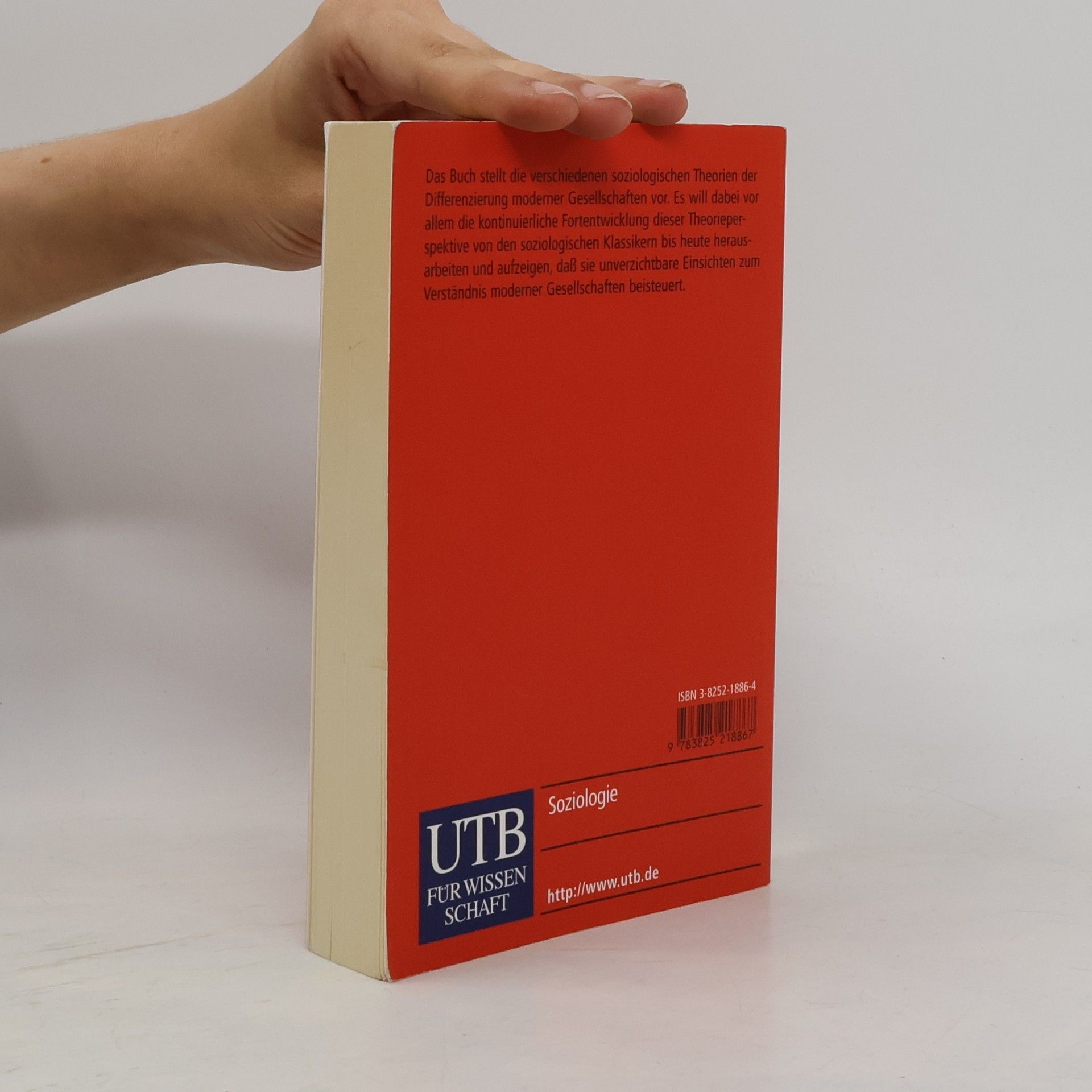 Uwe Schimank UTB: Theorien gesellschaftlicher Differenzierung