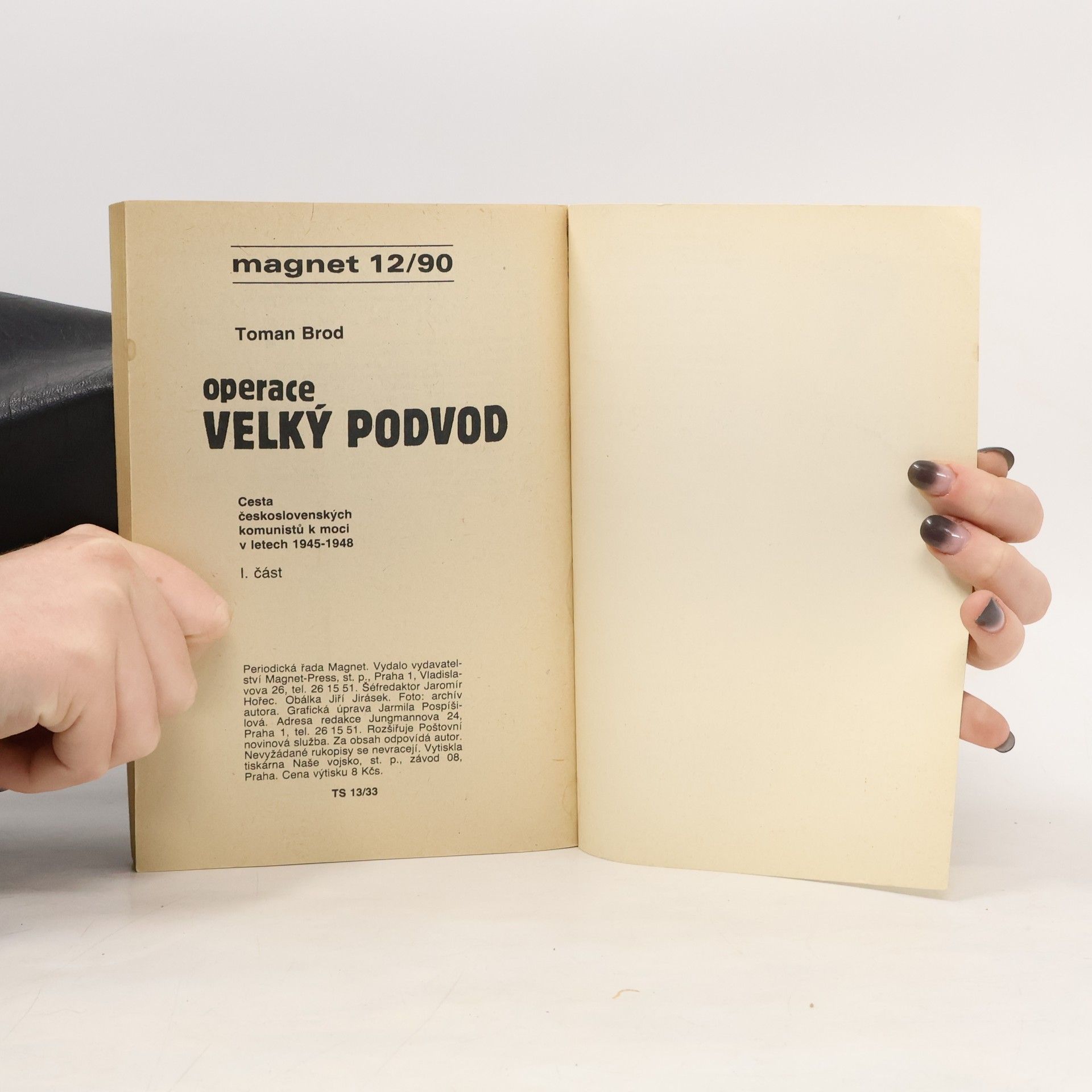 Toman Brod Operace Velký podvod