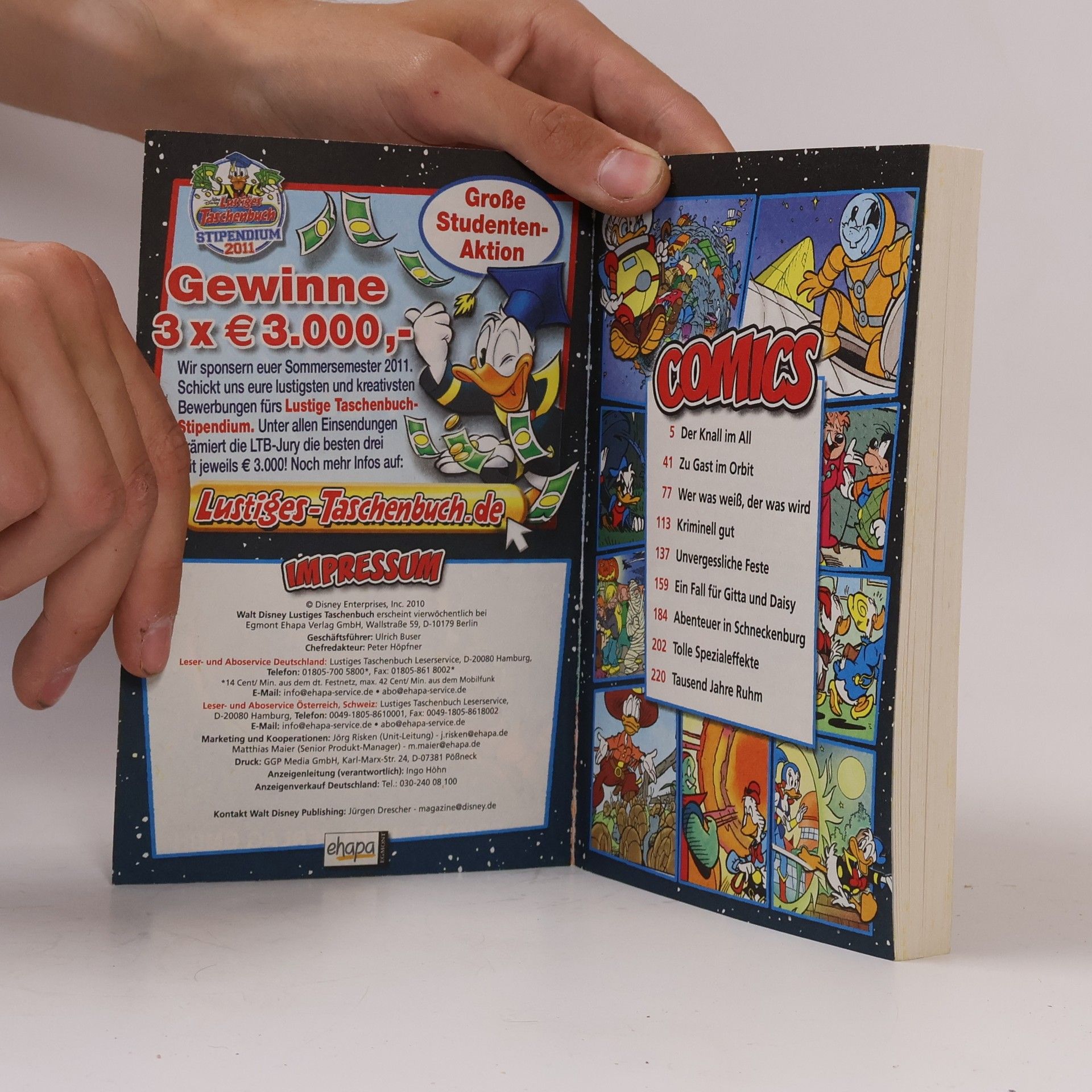 Walt Disney Lustiges Taschenbuch 409. Der Knall im All