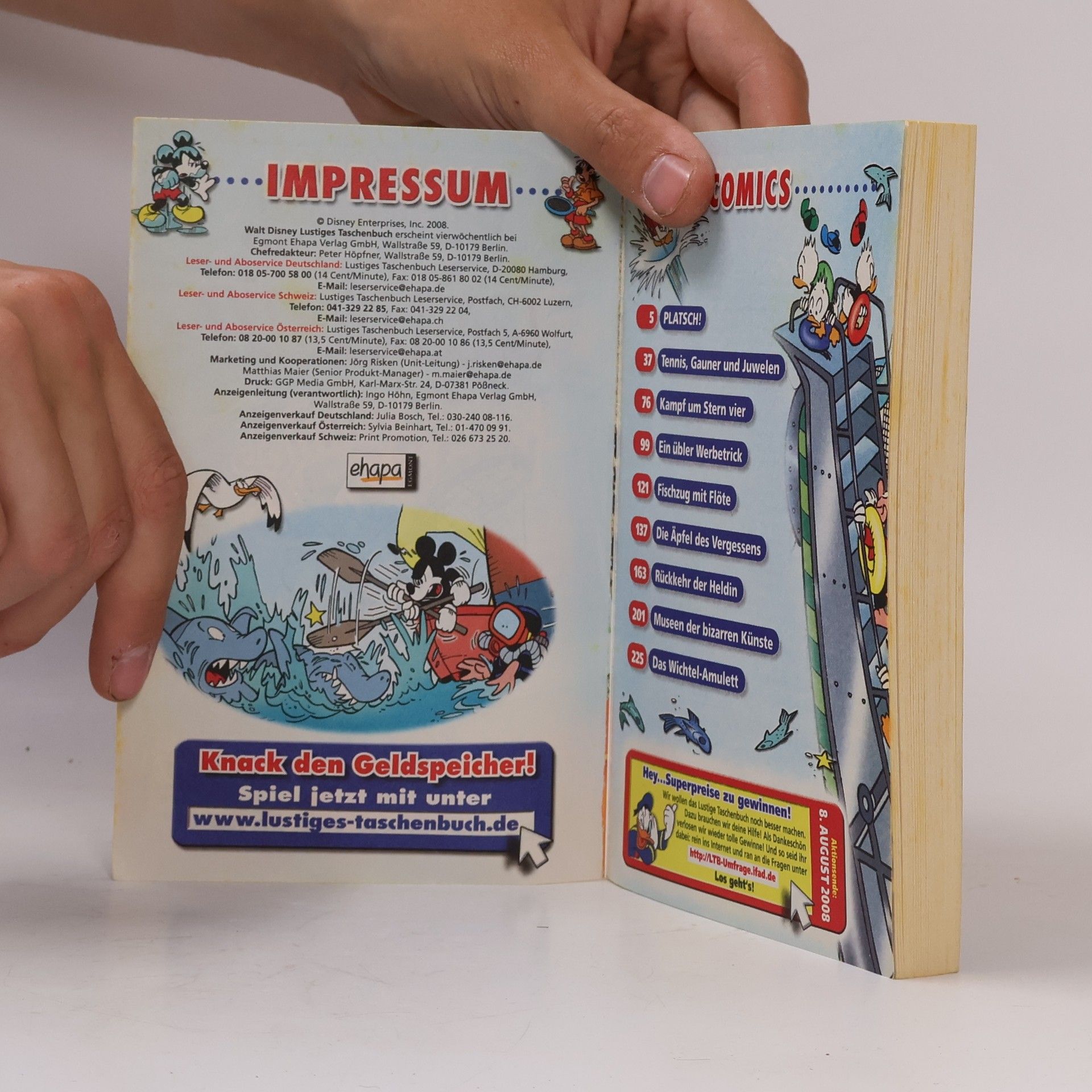 Walt Disney Lustiges Taschenbuch 379. Platsch!