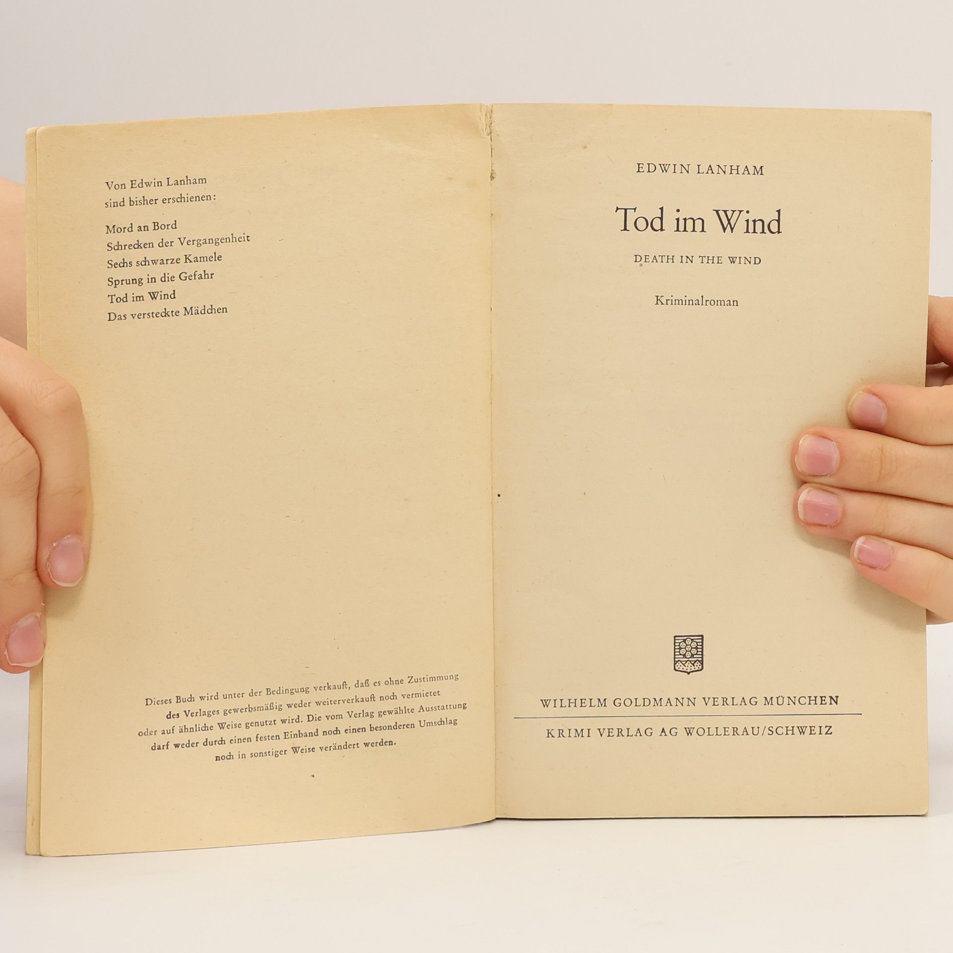 Edwin Lanham Tod im Wind