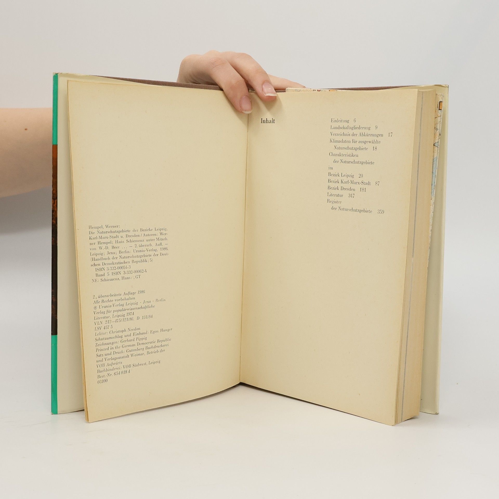 Handbuch der Naturschutzgebiete der Deutschen Demokratischen Republik Band 5