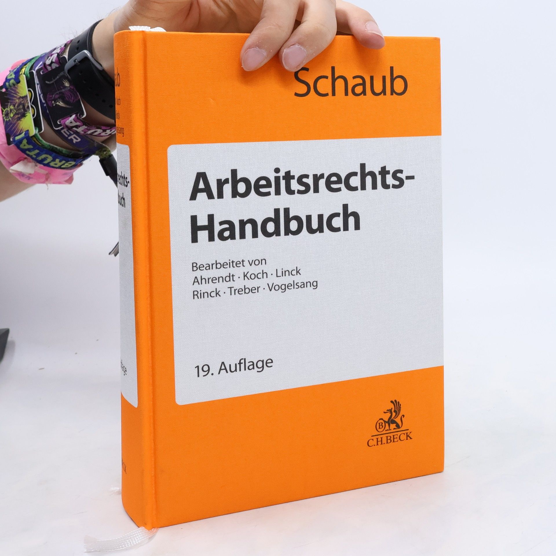 Hinrich Vogelsang Arbeitsrechts-Handbuch 19. Auflage