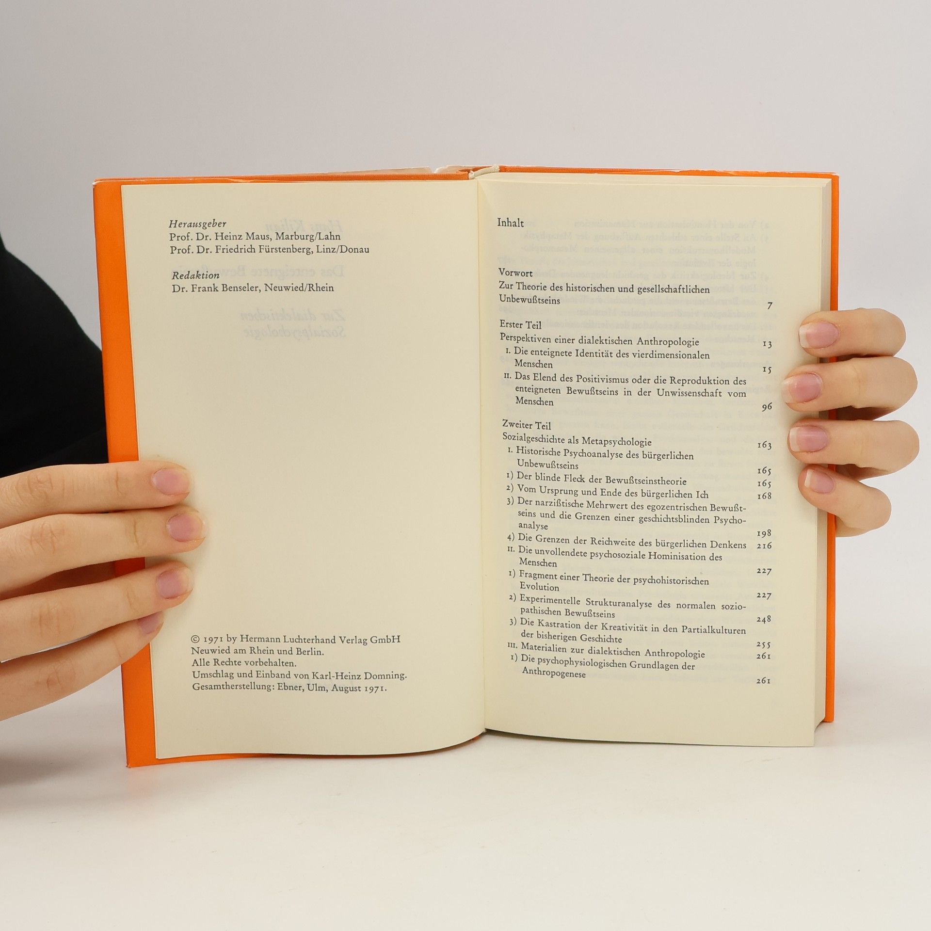 Hans Kilian Das enteignete Bewußtsein