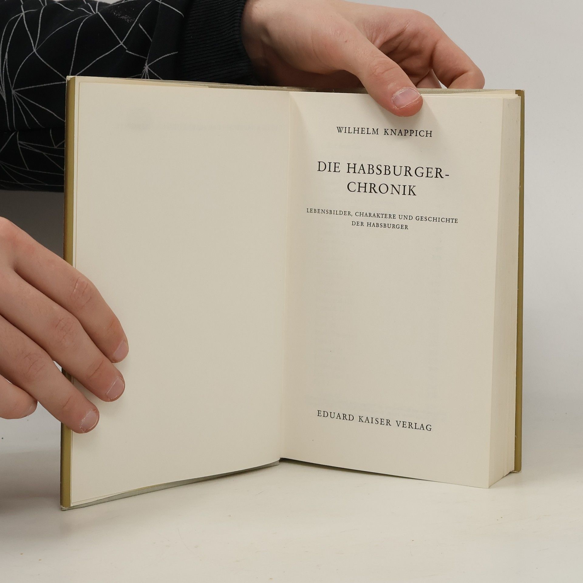 Wilhelm Knappich Die Habsburger Chronik