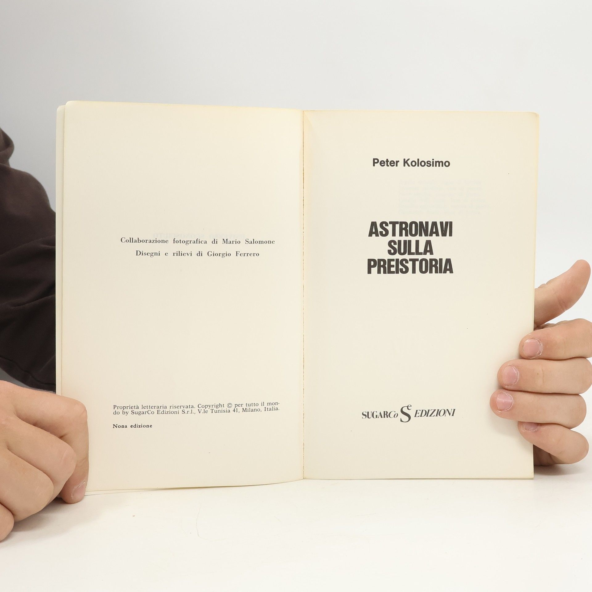 Peter Kolosimo Astronavi sulla preistoria