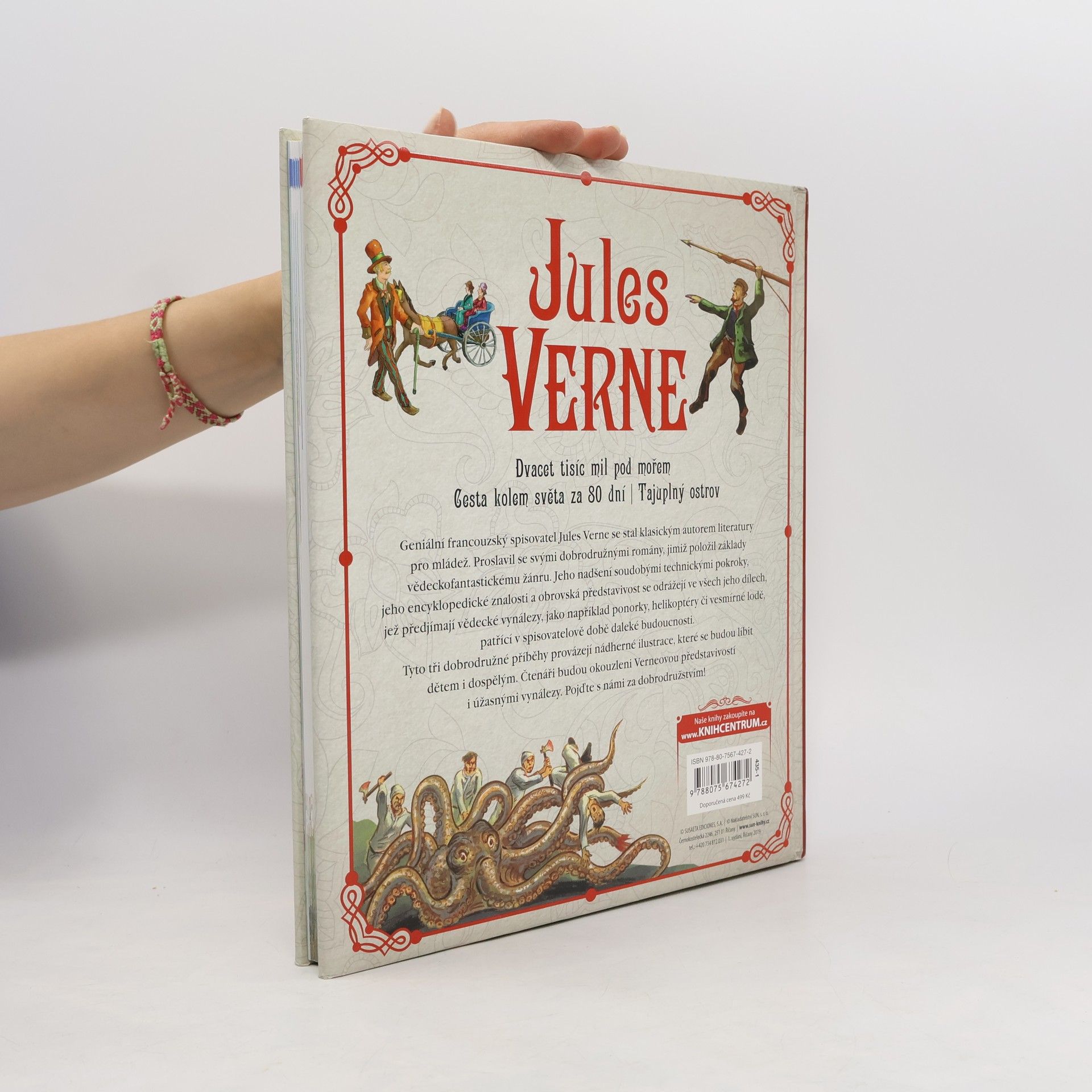 Jules Verne Dvacet tisíc mil pod mořem. Cesta kolem světa za 80 dní. Tajuplný ostrov