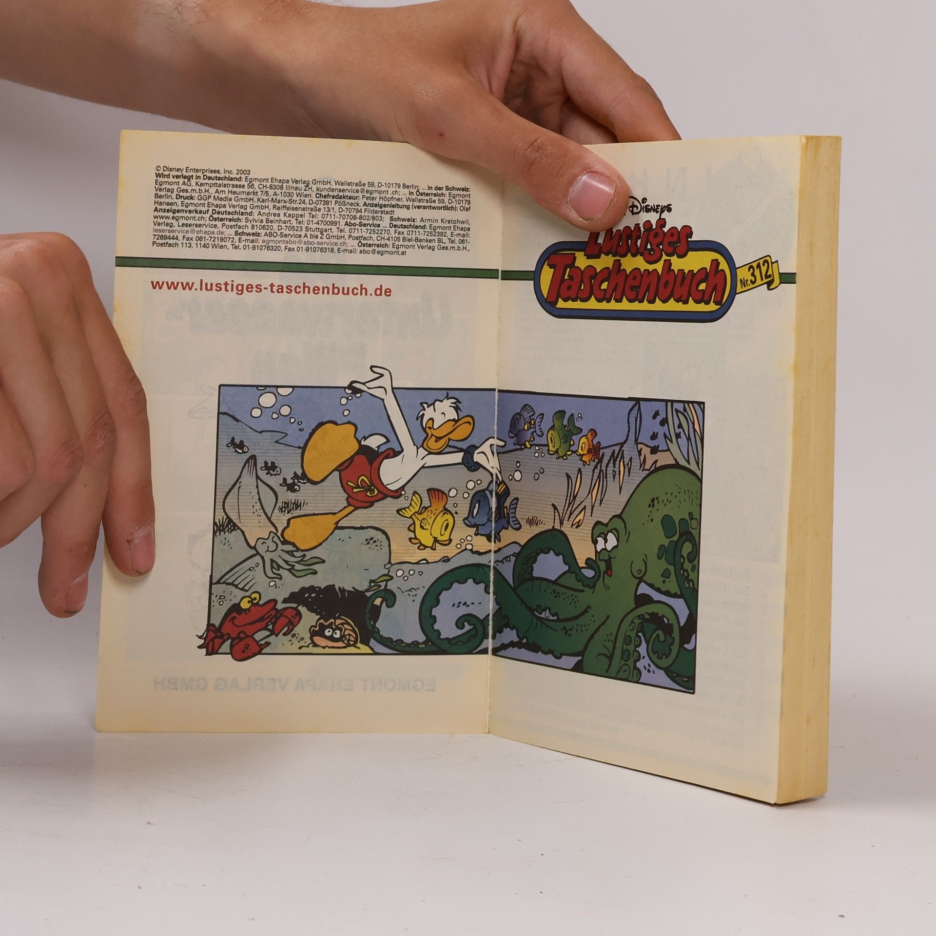 Walt Disney Lustiges Taschenbuch 312. Die Unterwasser-Pillen