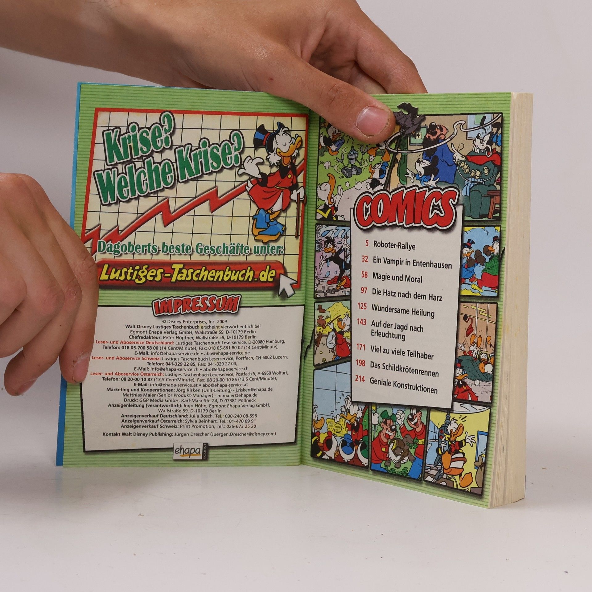 Walt Disney Lustiges Taschenbuch 395. Raus aus der Krise!