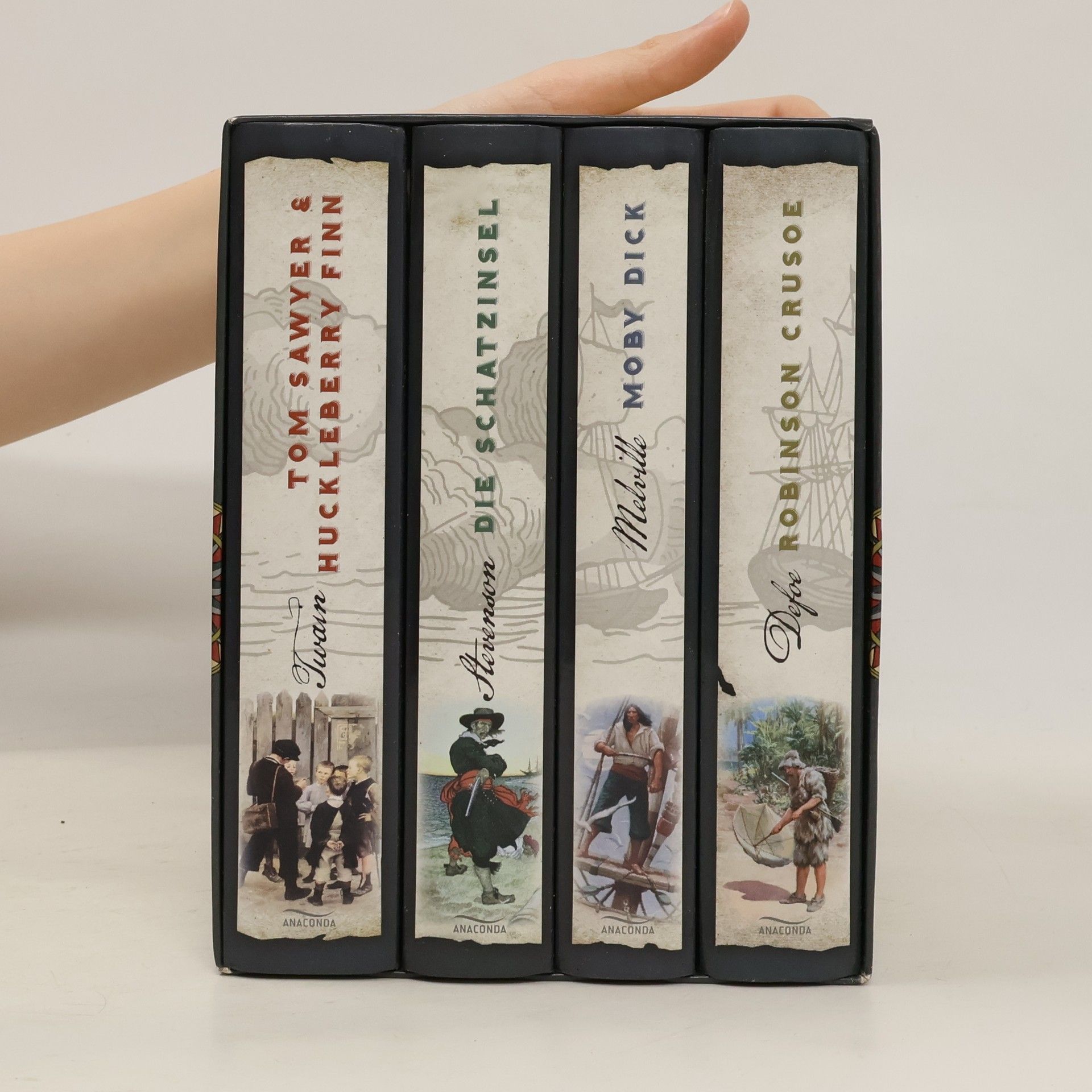 Mark Twain Die großen Klassiker der Abenteuerliteratur 1-4
