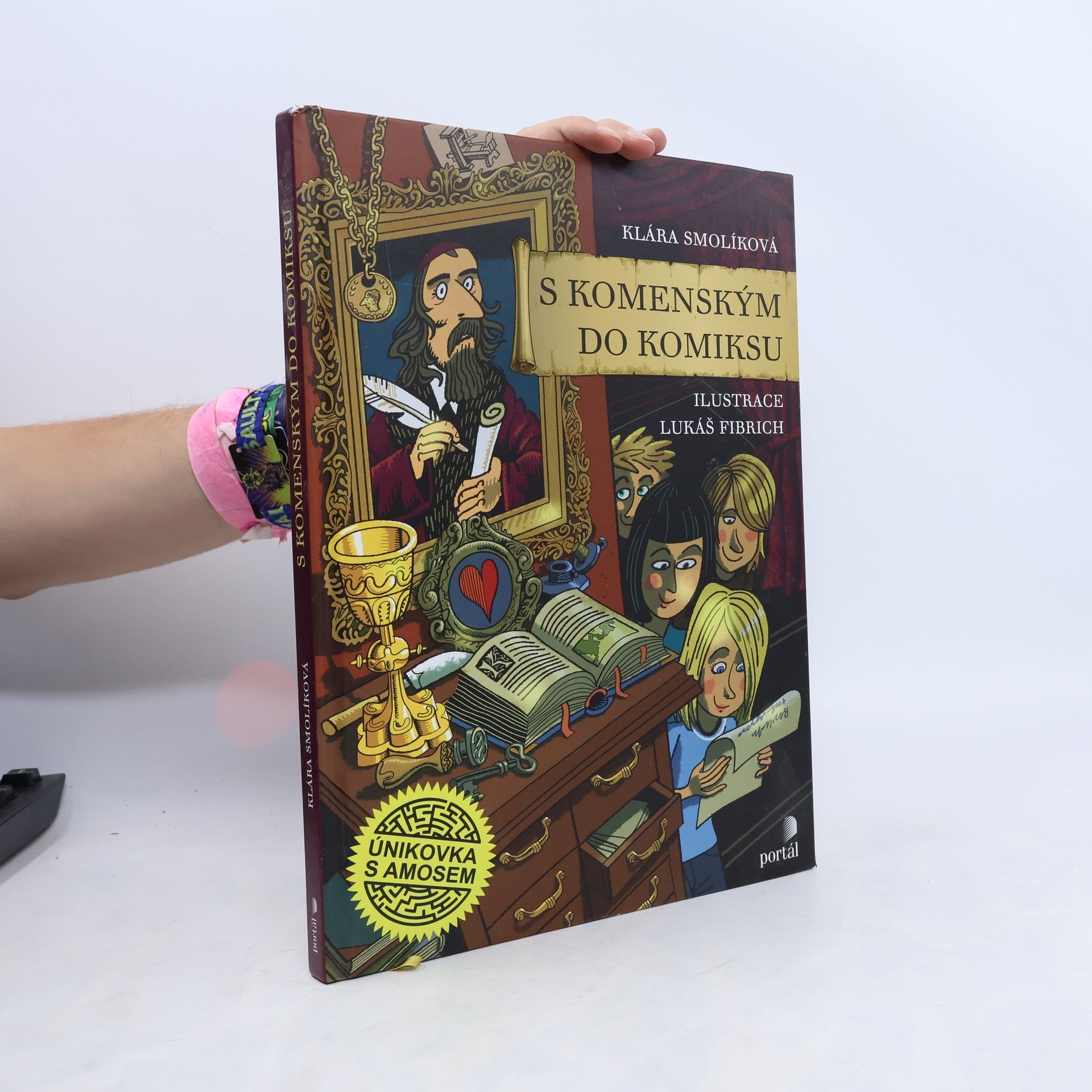 Klára Smolíková S Komenským do komiksu – Únikovka s Amosem