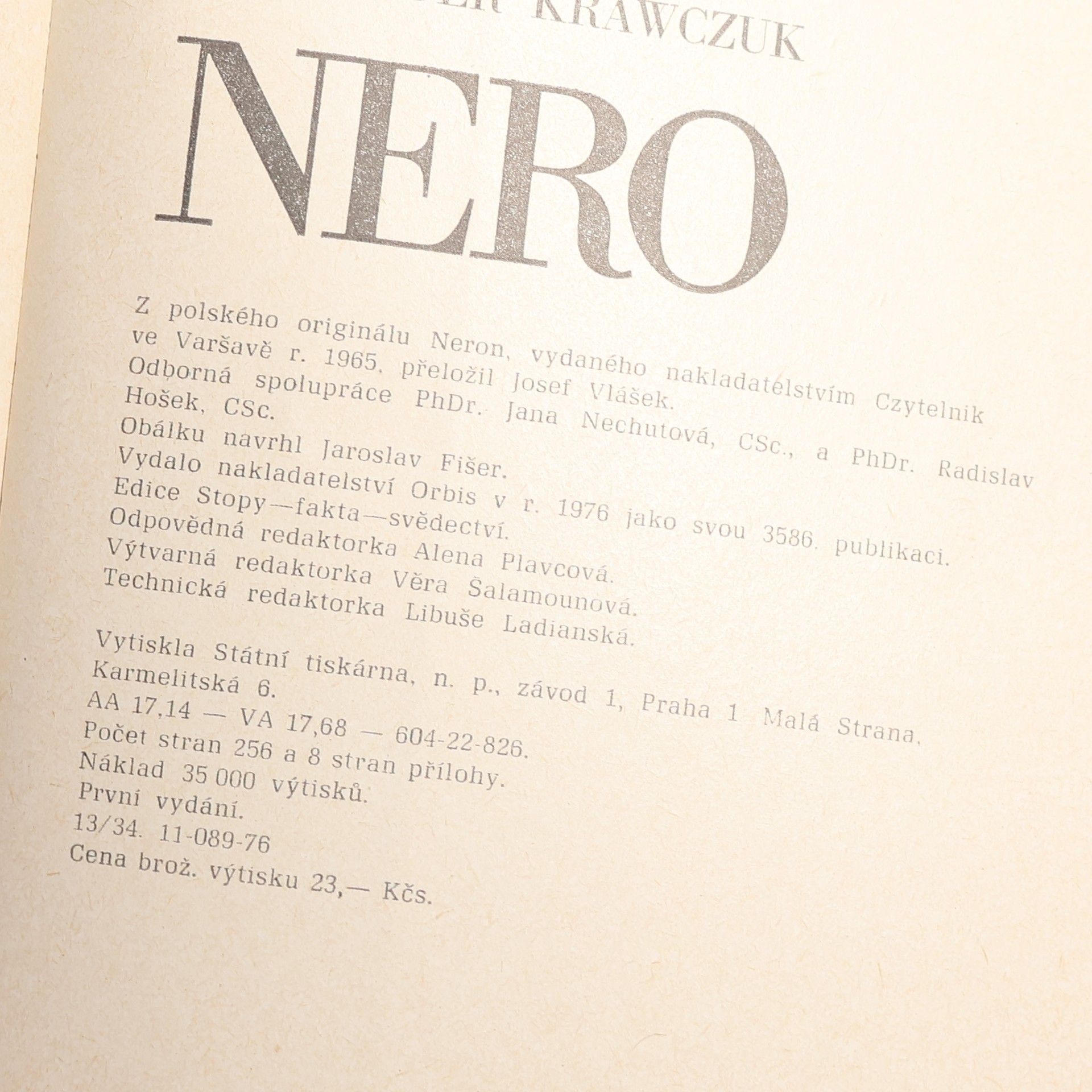 Aleksander Krawczuk Nero