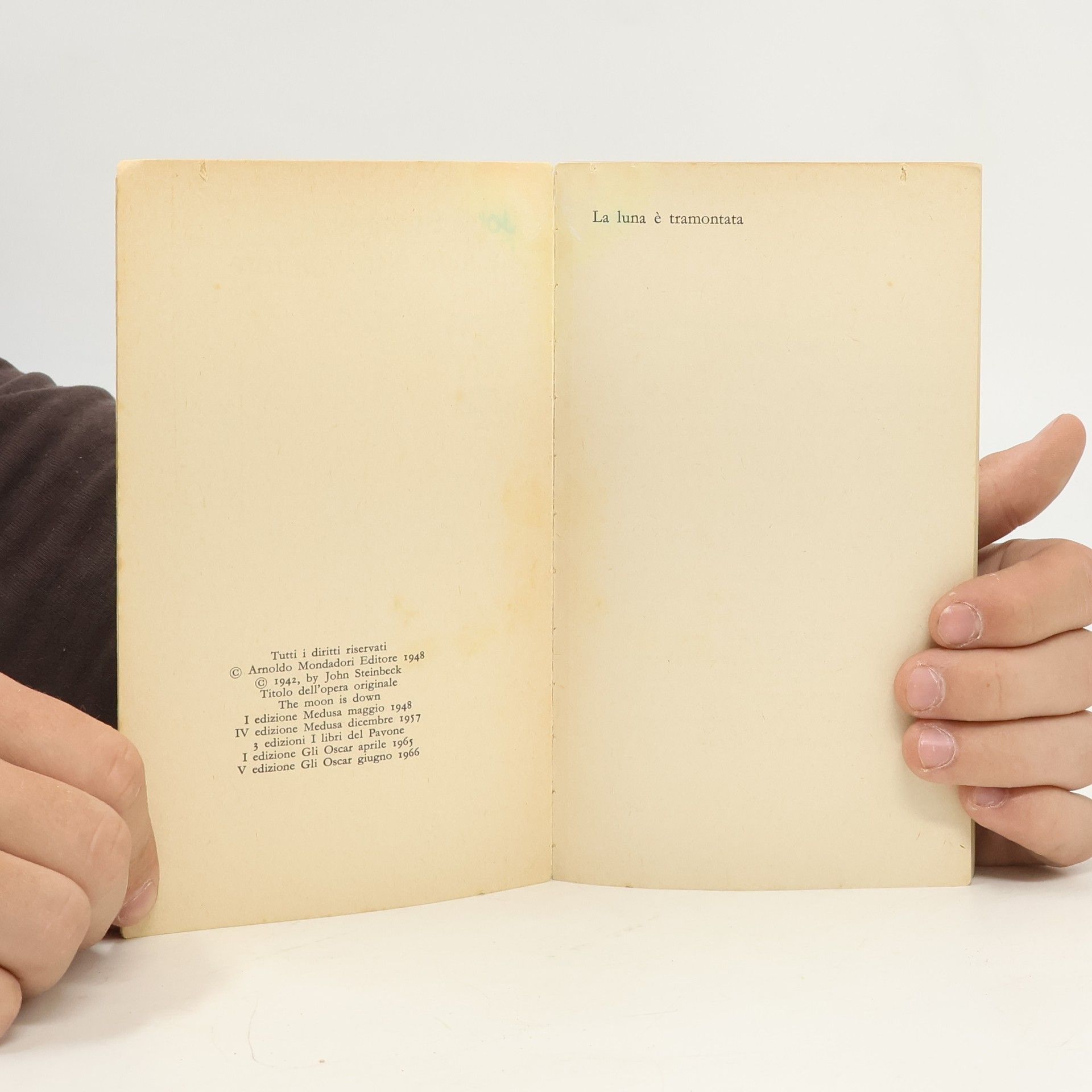 John Steinbeck La luna è tramontata