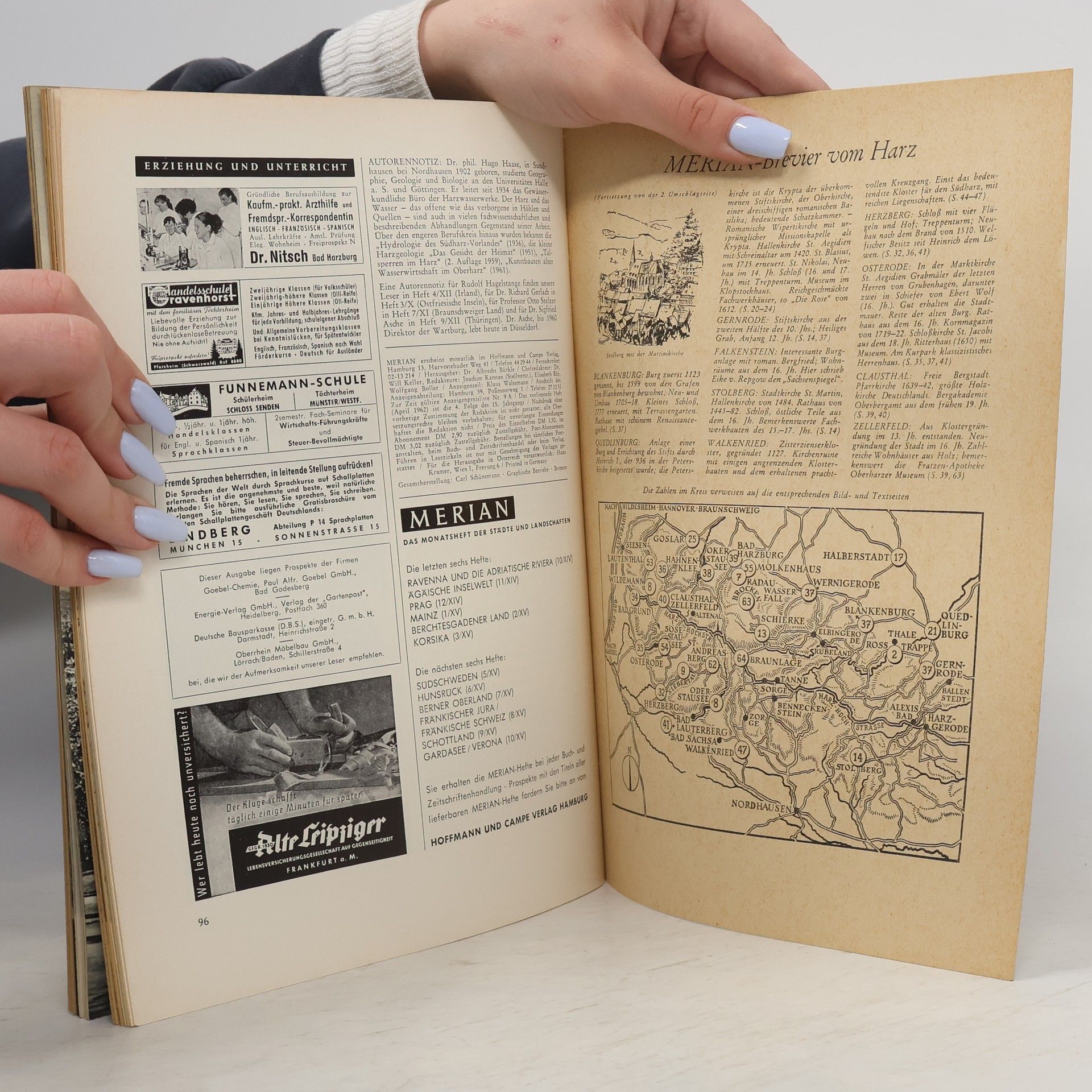 Collectif d'auteurs Merian. Der Harz