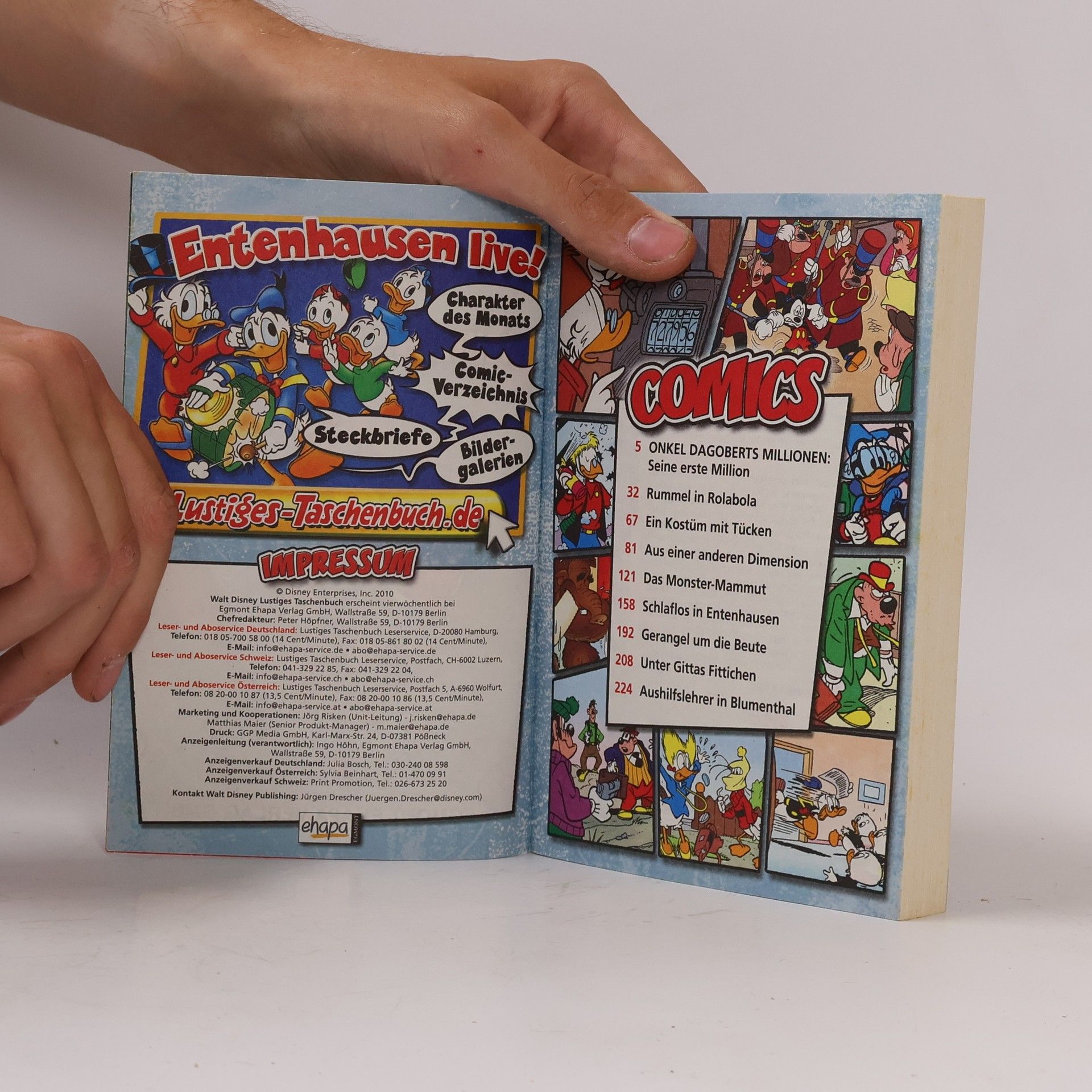Walt Disney Lustiges Taschenbuch 399. Seine erste Million