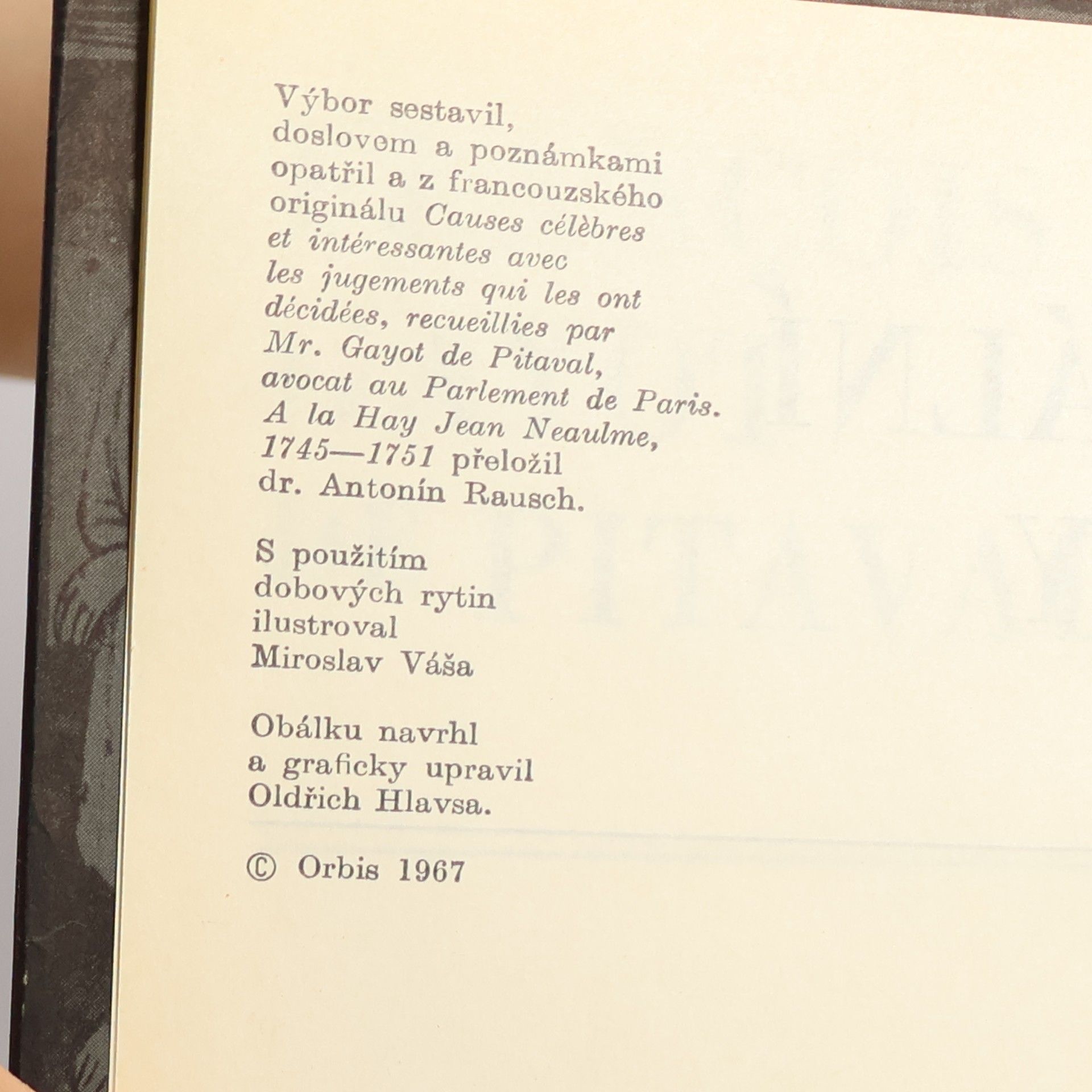 François Gayot de Pitaval Slavné kriminální případy