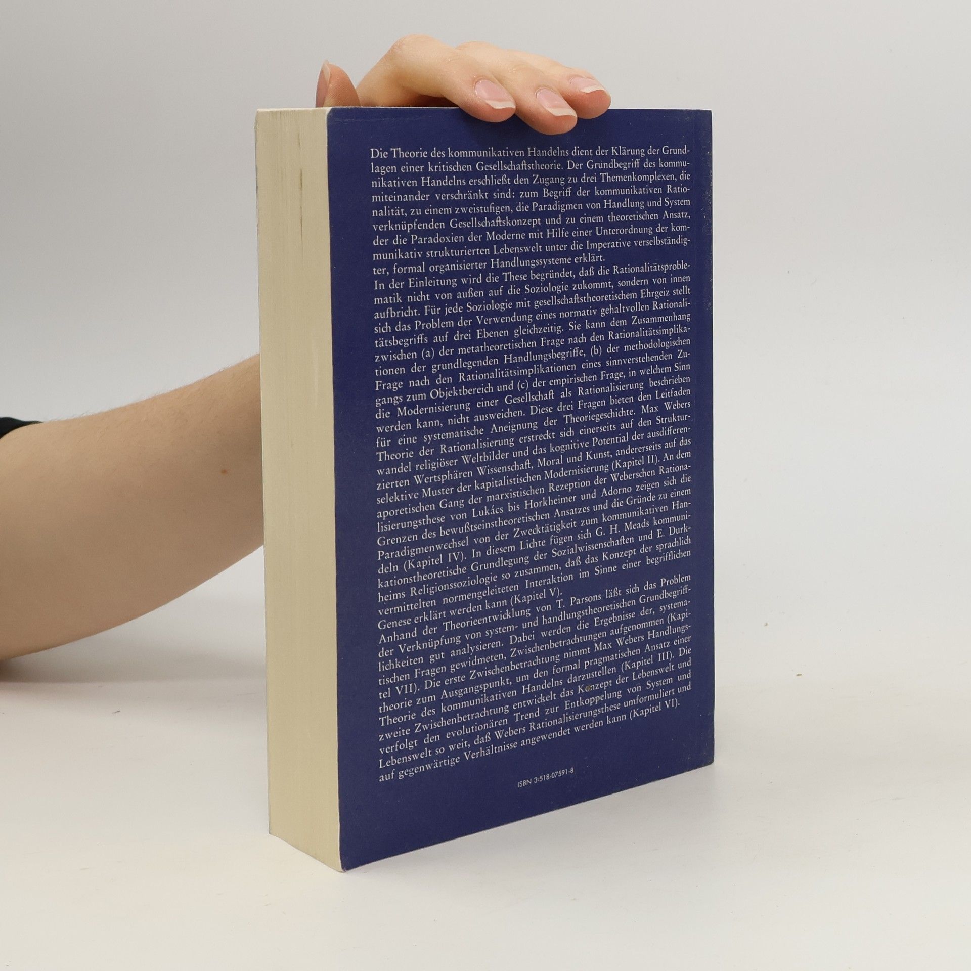 Autores varios Jürgen Habermas Theorie des kommunikativen Handelns 1