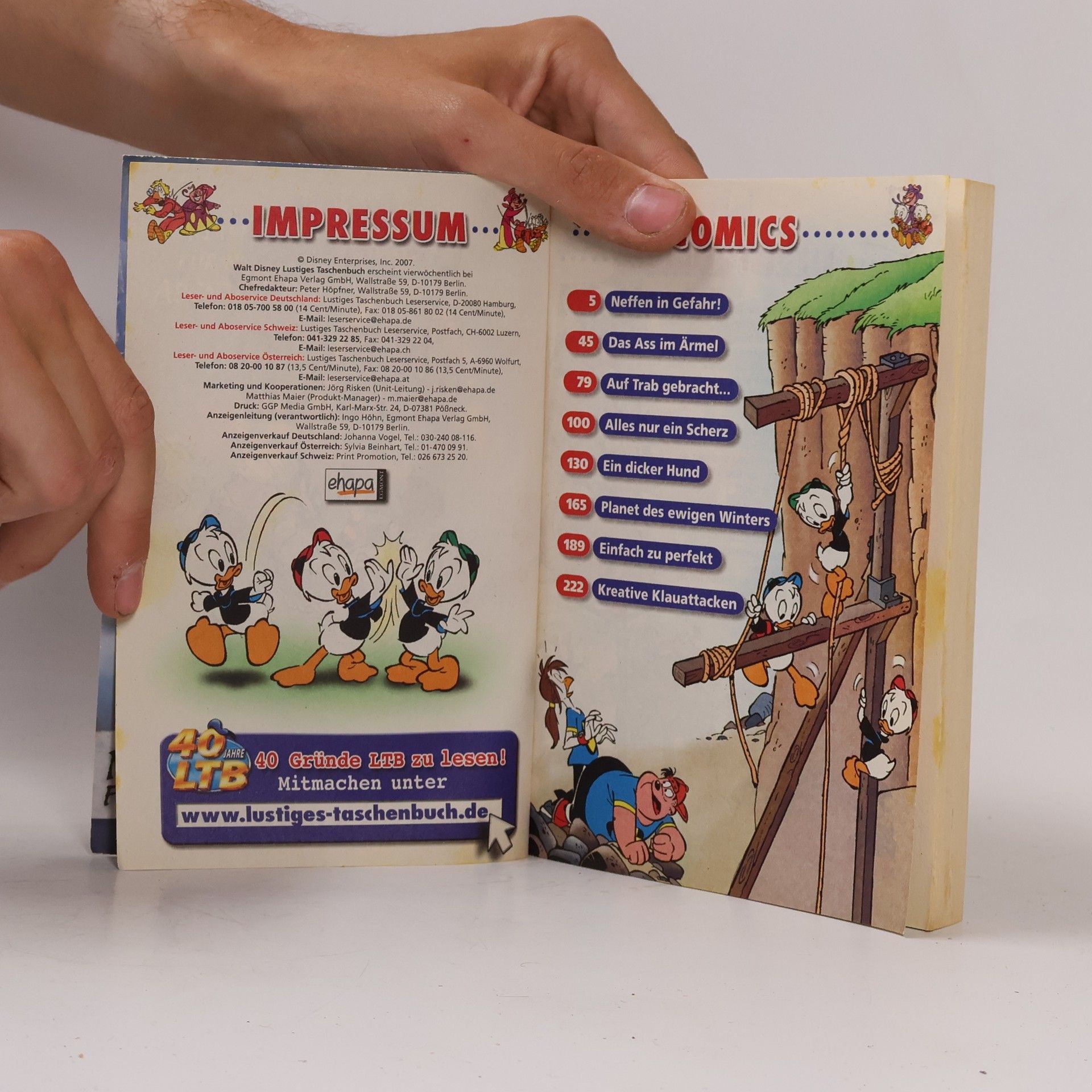 Walt Disney Lustiges Taschenbuch 368. Neffen in Gefahr!