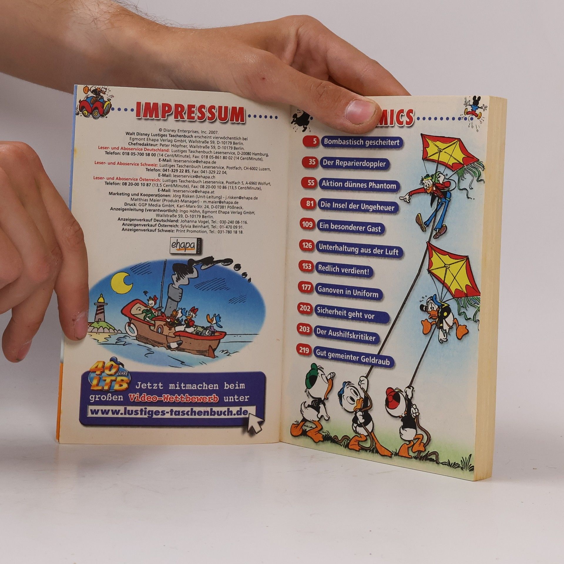 Walt Disney Lustiges Taschenbuch 367. Kopfüber in den Sommer