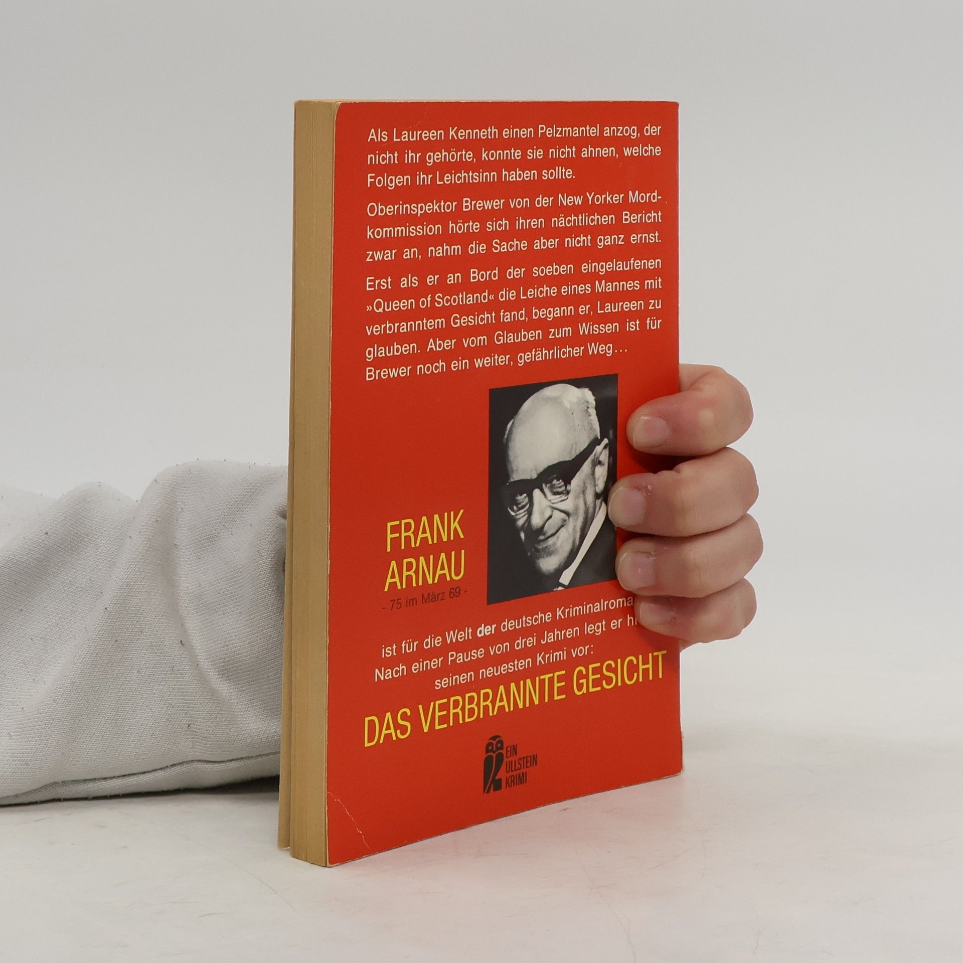 Frank Arnau Das verbrannte Gesicht