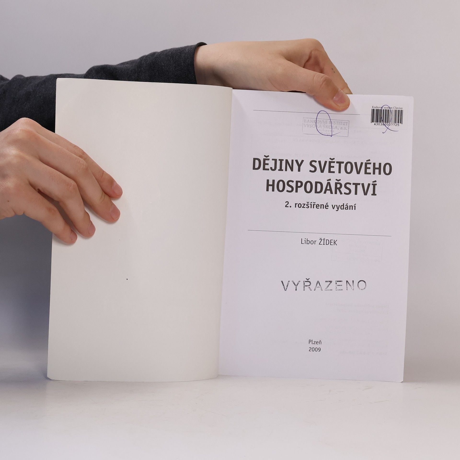 Libor Žídek Dějiny světového hospodářství. 2. rozšířené vydání