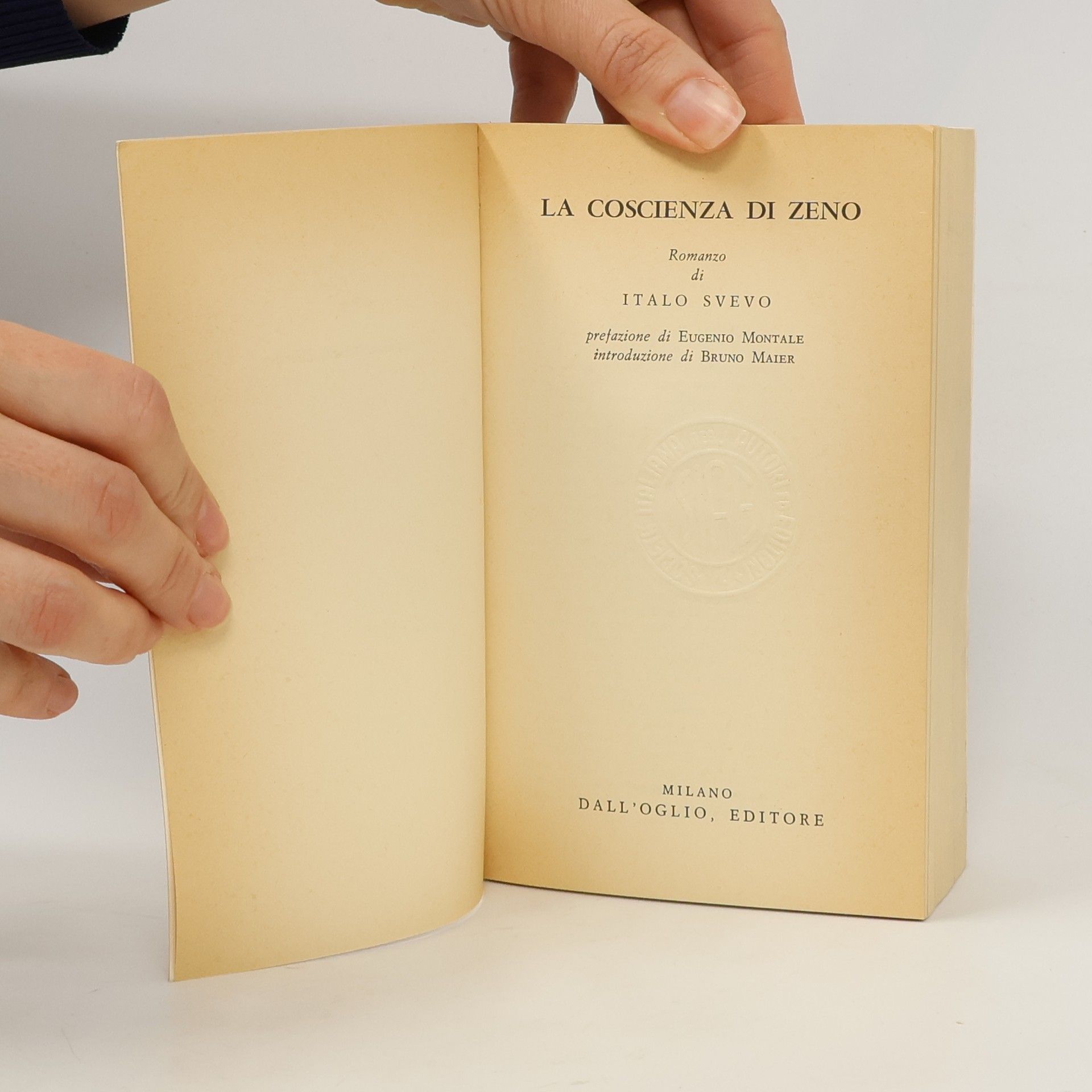 Eugenio Montale La coscienza di Zeno