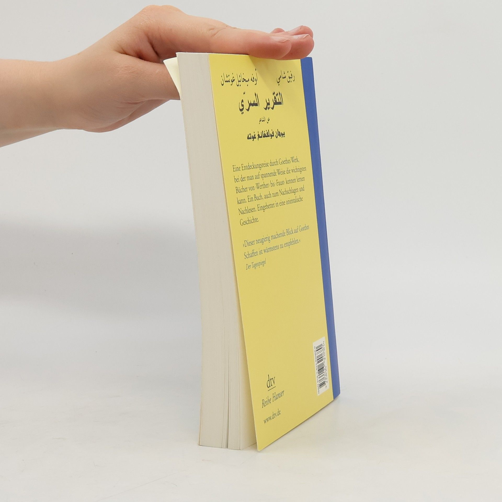 Rafik Schami Der geheime Bericht über den Dichter Goethe, der eine Prüfung auf einer arabischen Insel bestand