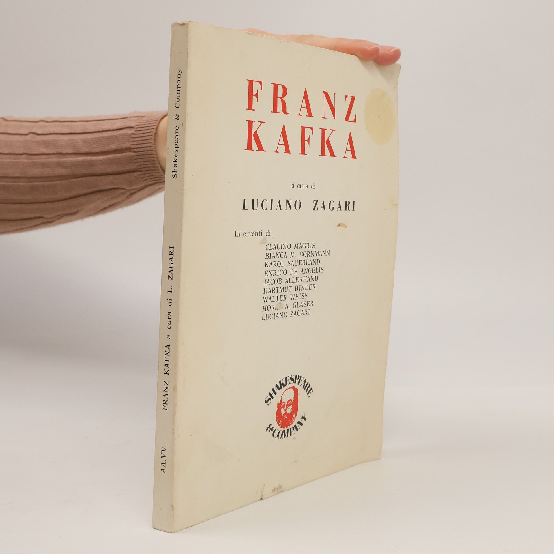Luciano Zagari Franz Kafka a cura di L. Zagari