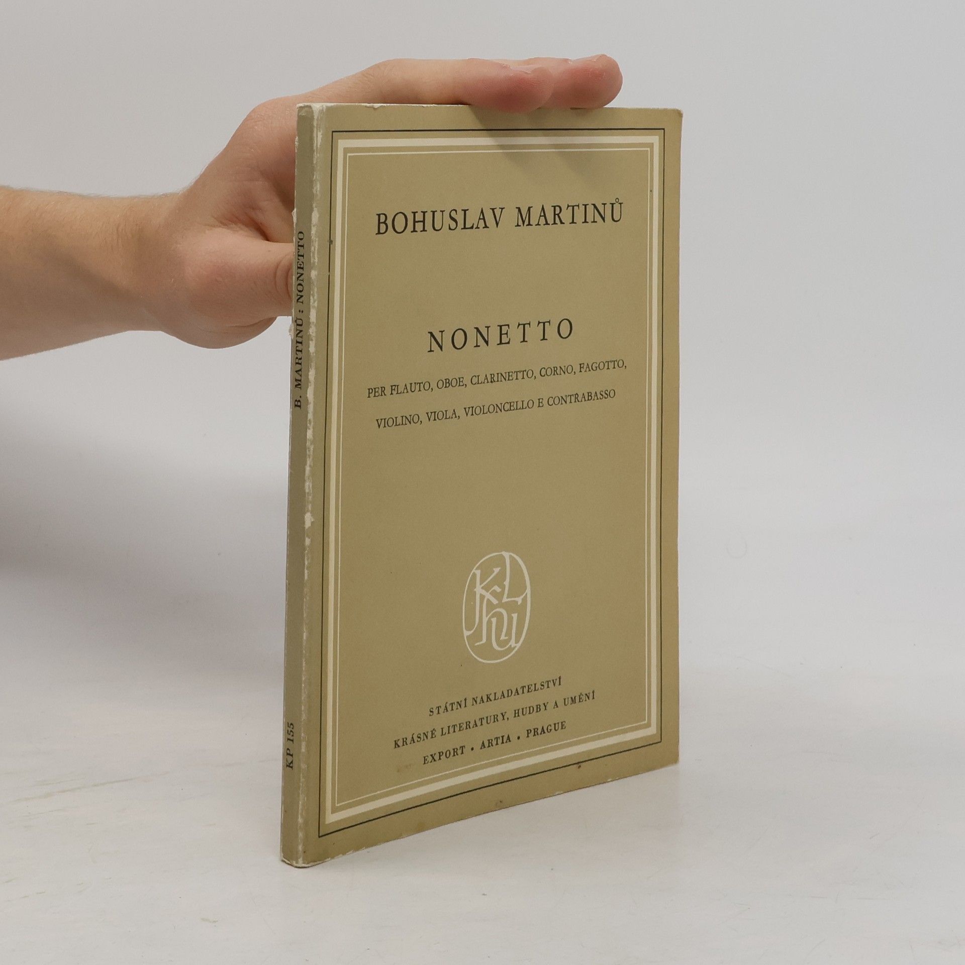 Bohuslav Martinů Monetto