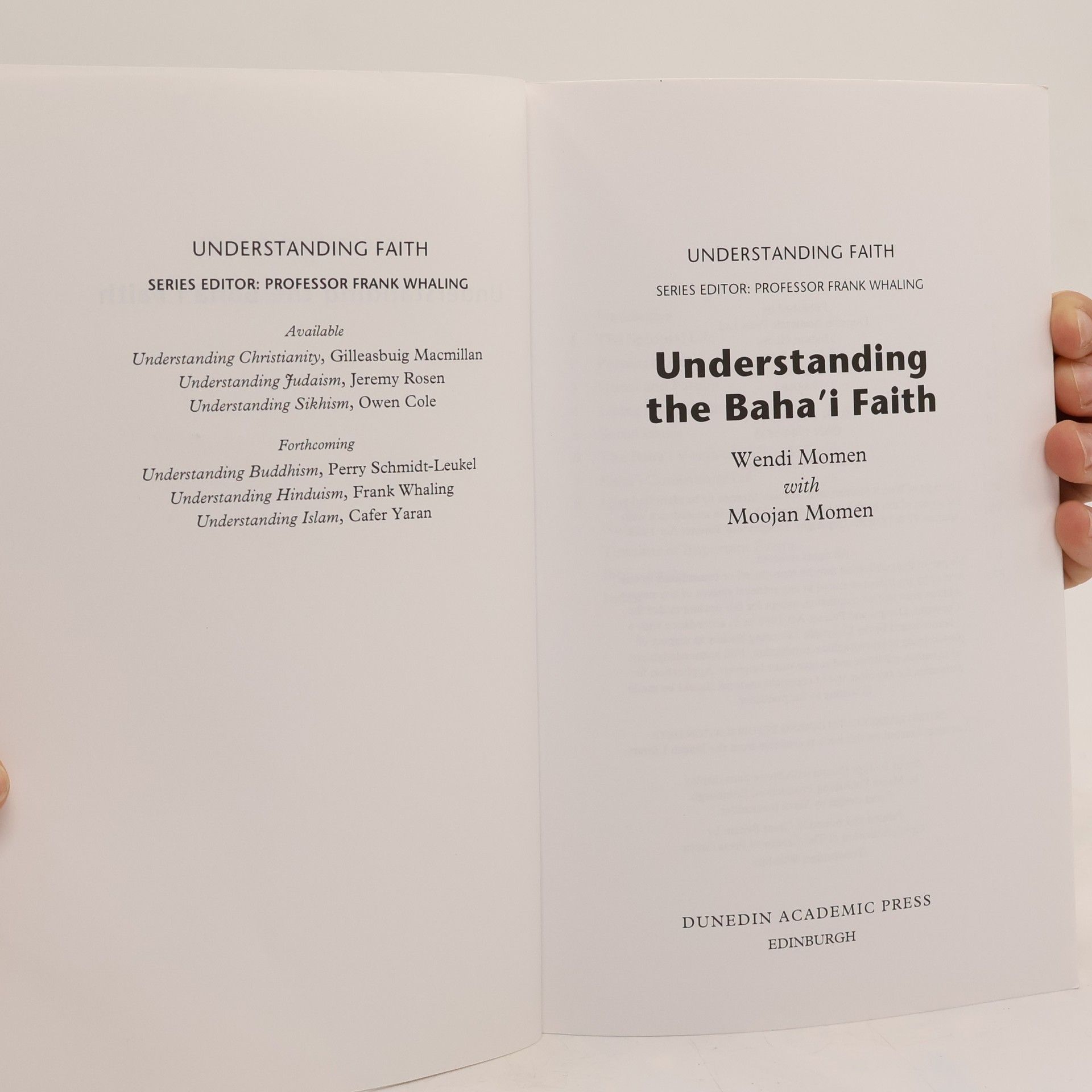 Wendi Momen Understanding the Baha'i Faith