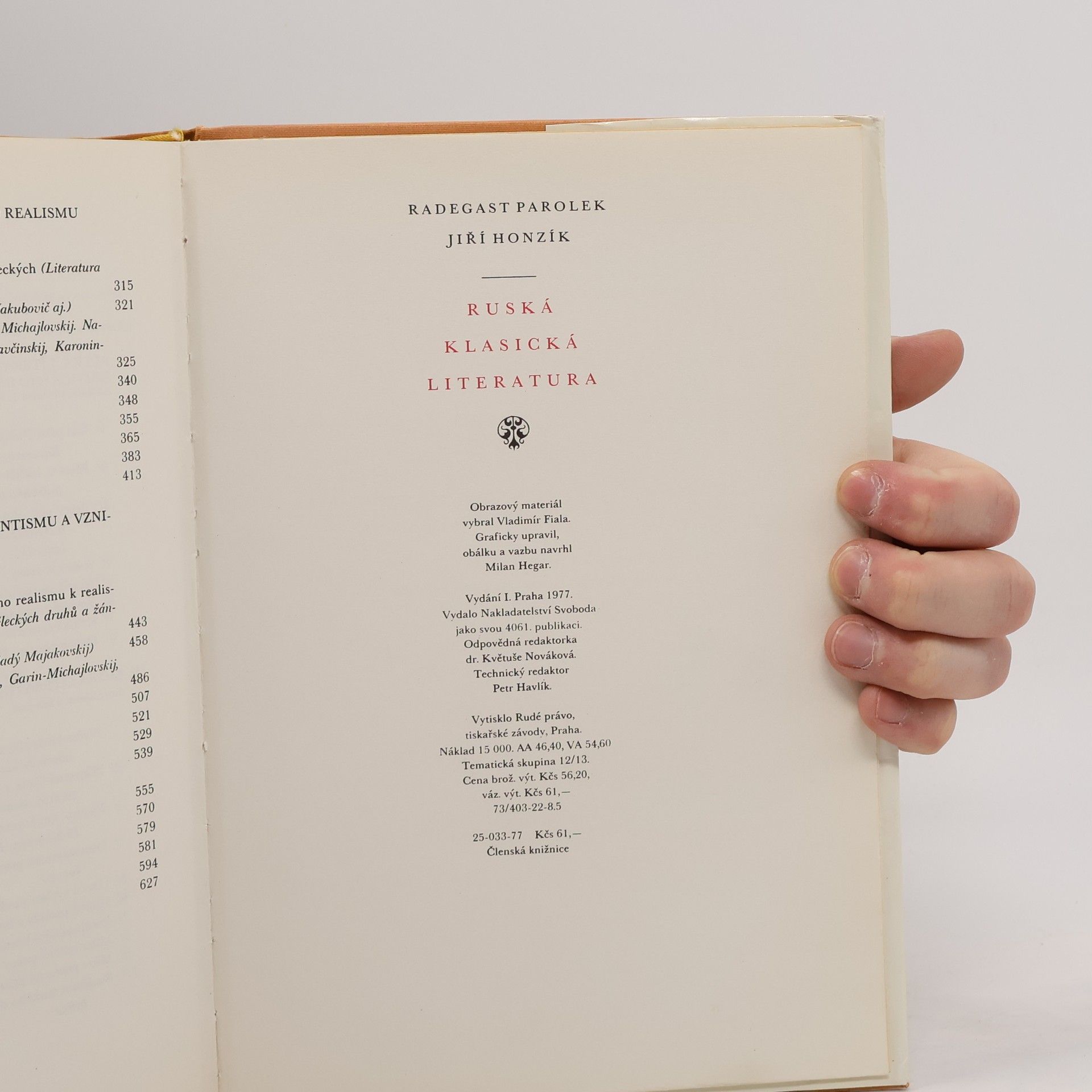 Jiří Honzík Ruská klasická literatura