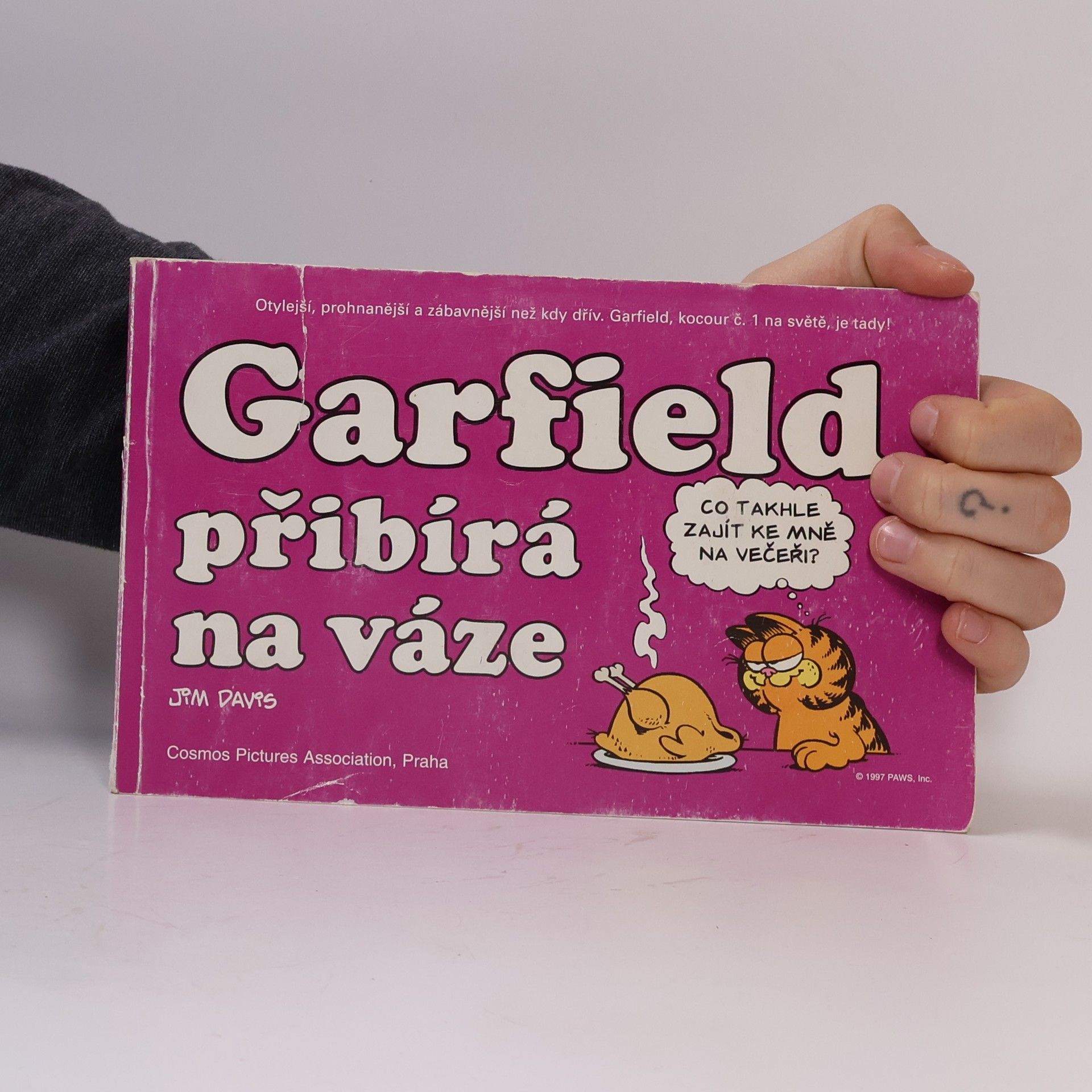 Jim Davis Garfield přibývá na váze