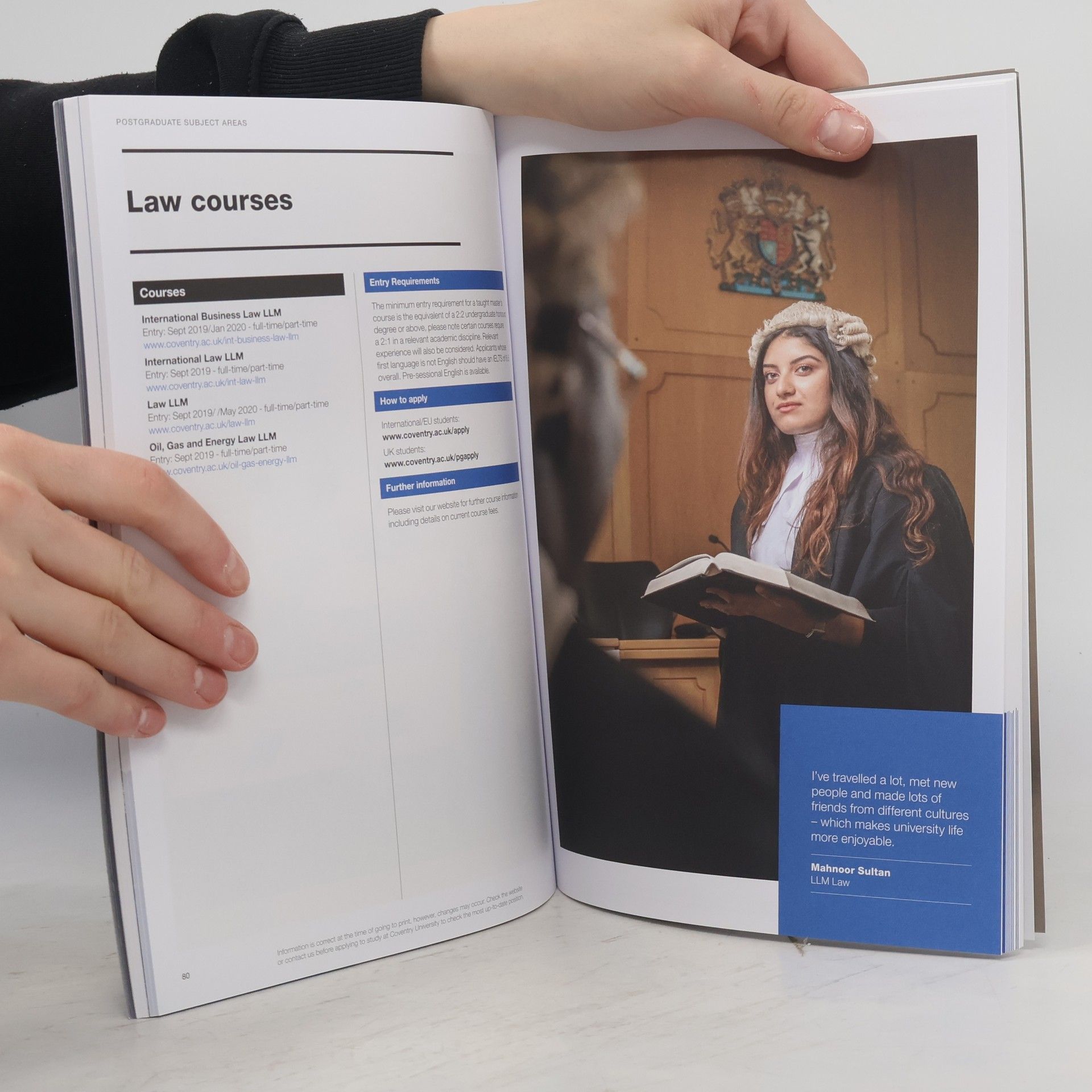 Kolektív autorov Postgraduate Prospectus 2019/20