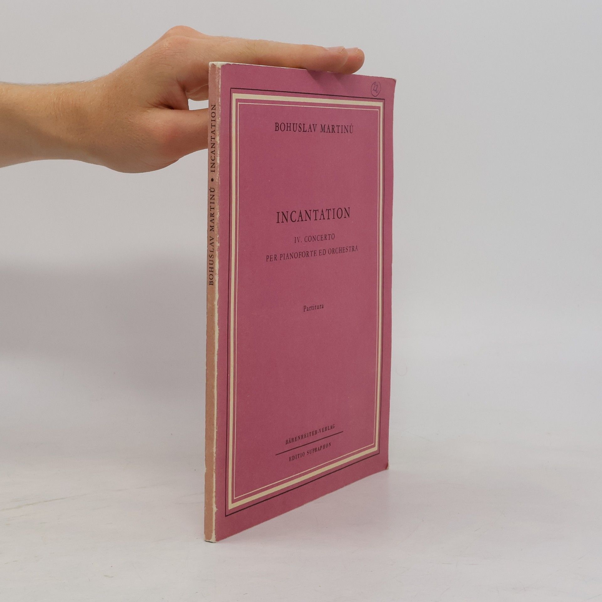 Bohuslav Martinů Incantation IV
