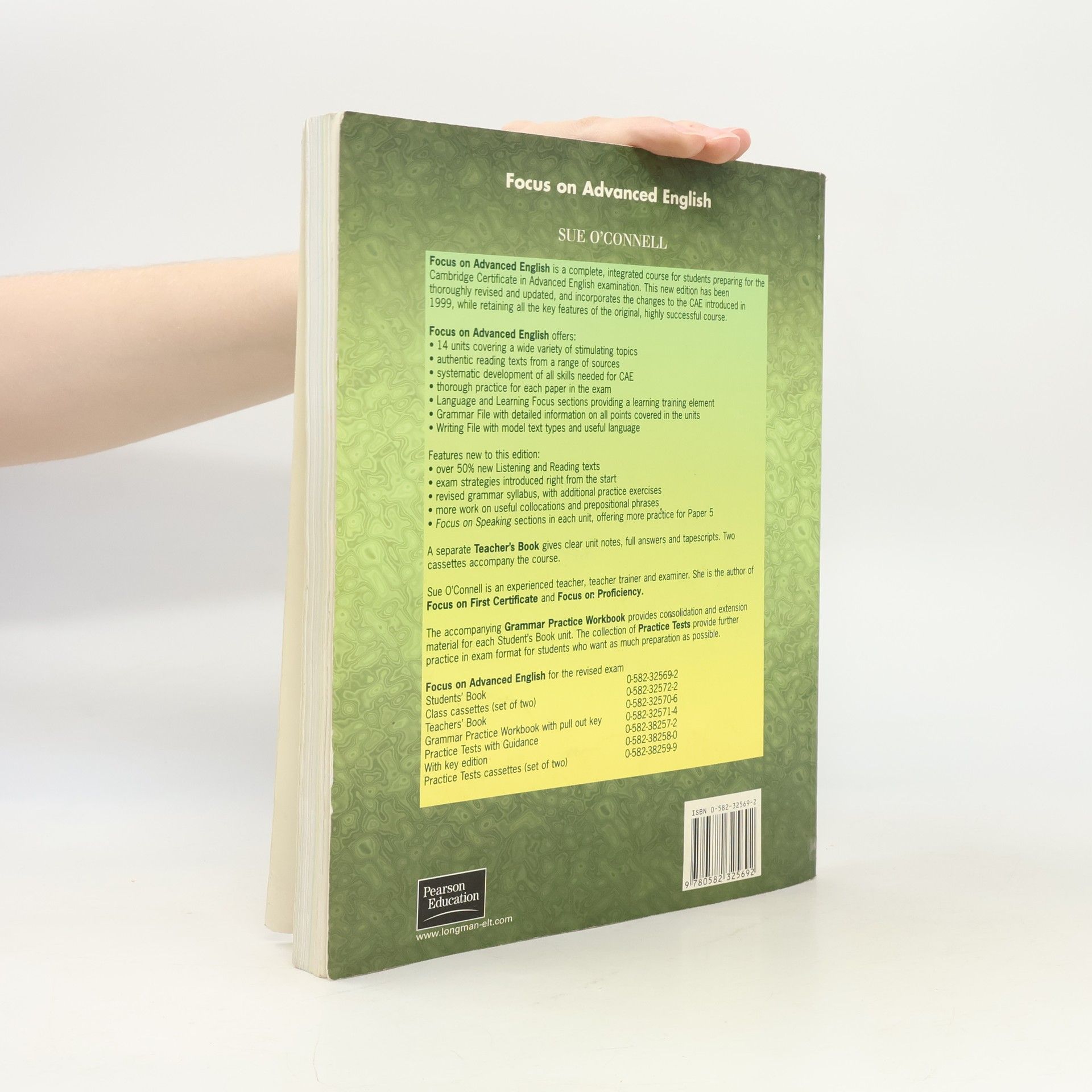 Sue O. Connell Focus on advanced English : C. A. E.