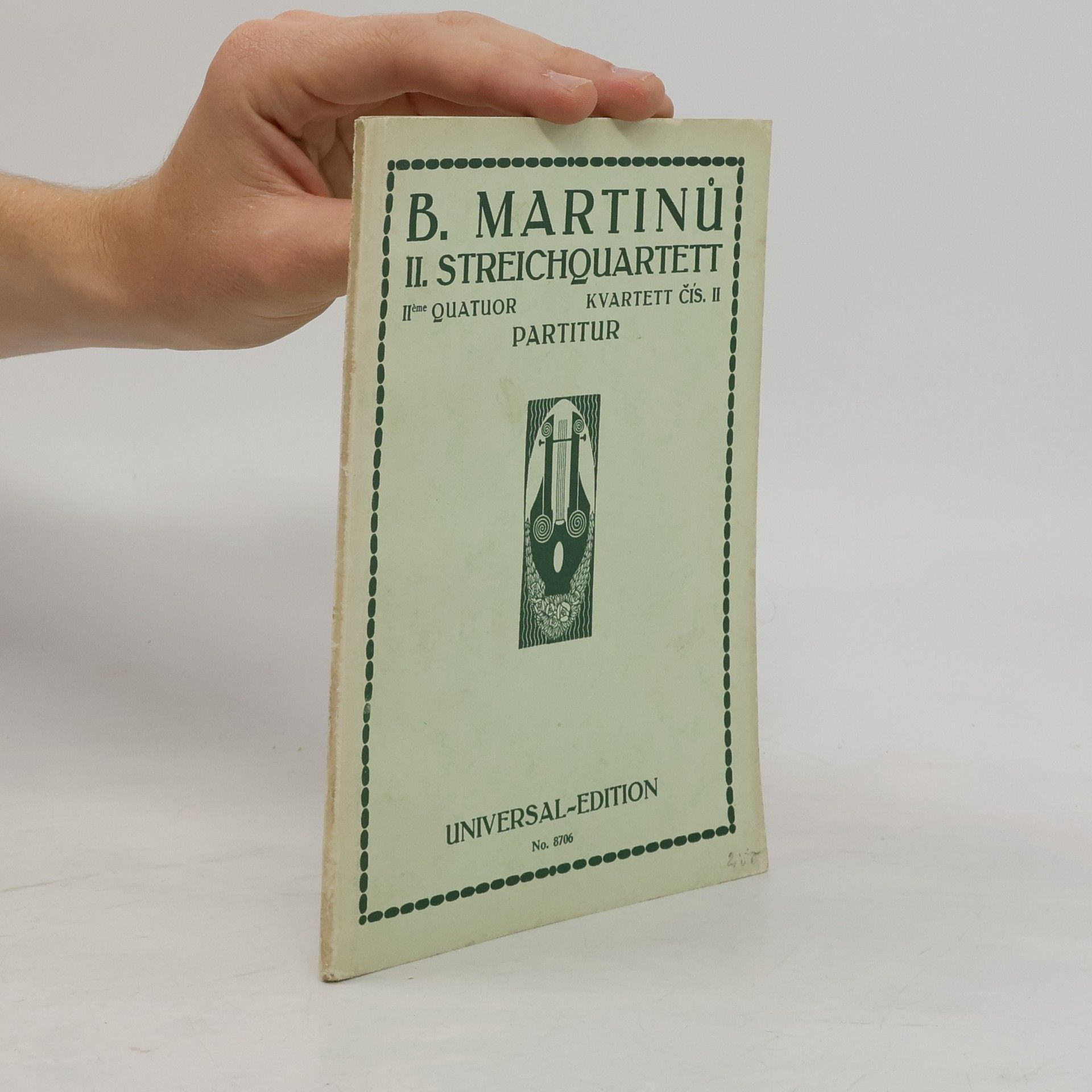 Bohuslav Martinů II. Streichquartett