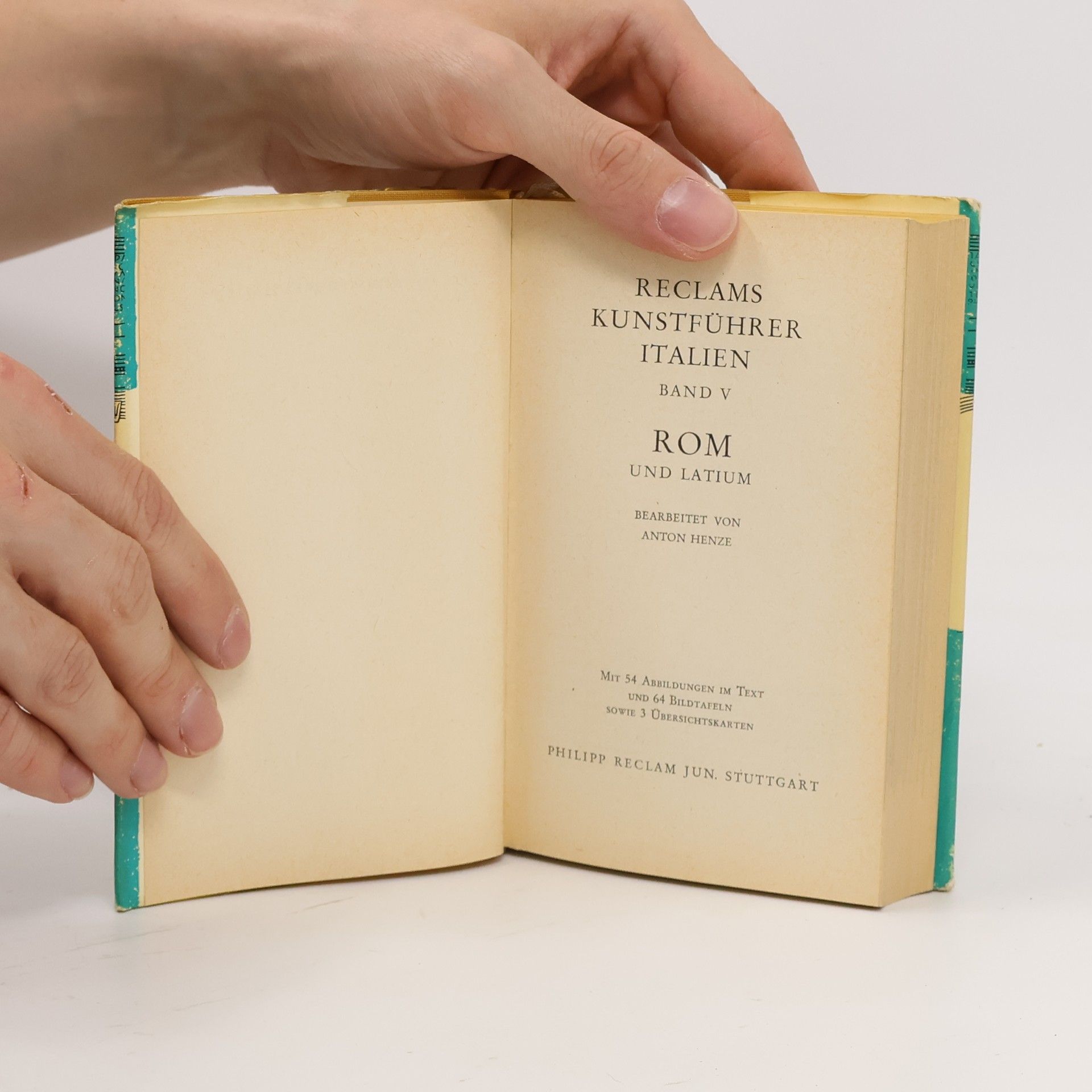 Various authors Reclams Kunstführer Rom und Latium. Band V.