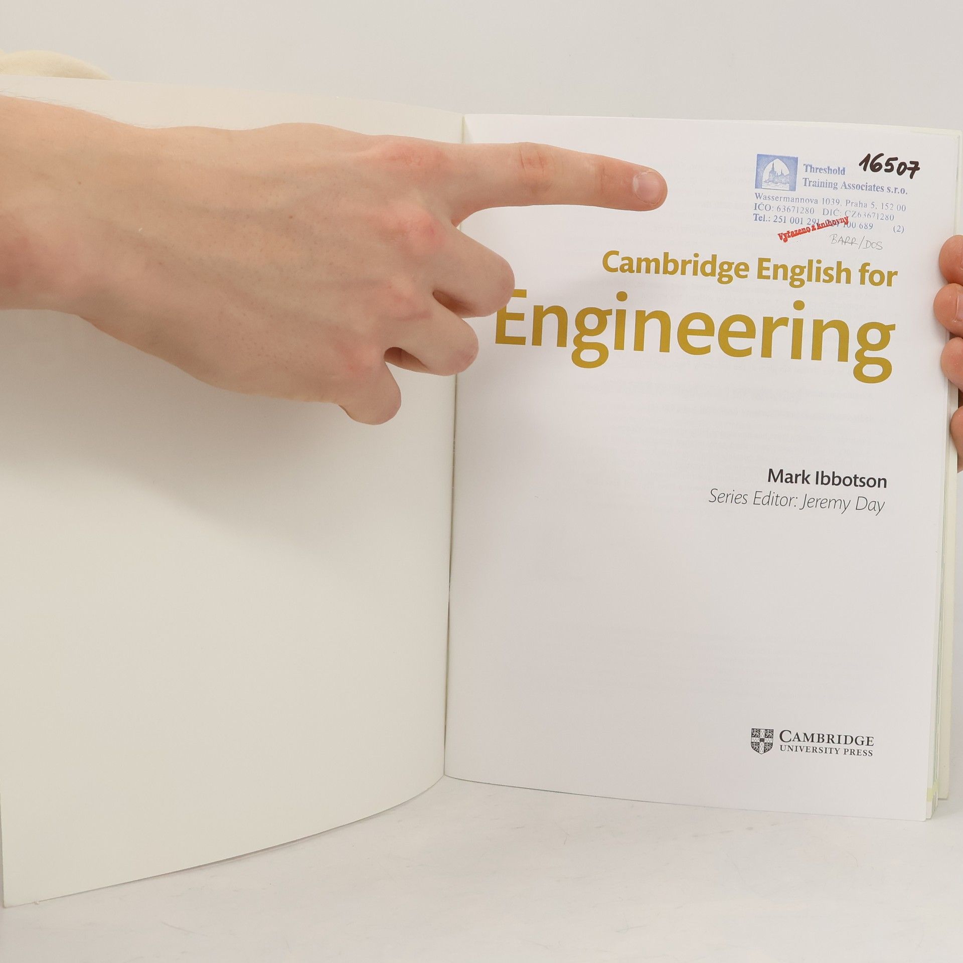 Mark Ibbotson Cambridge English for engineering