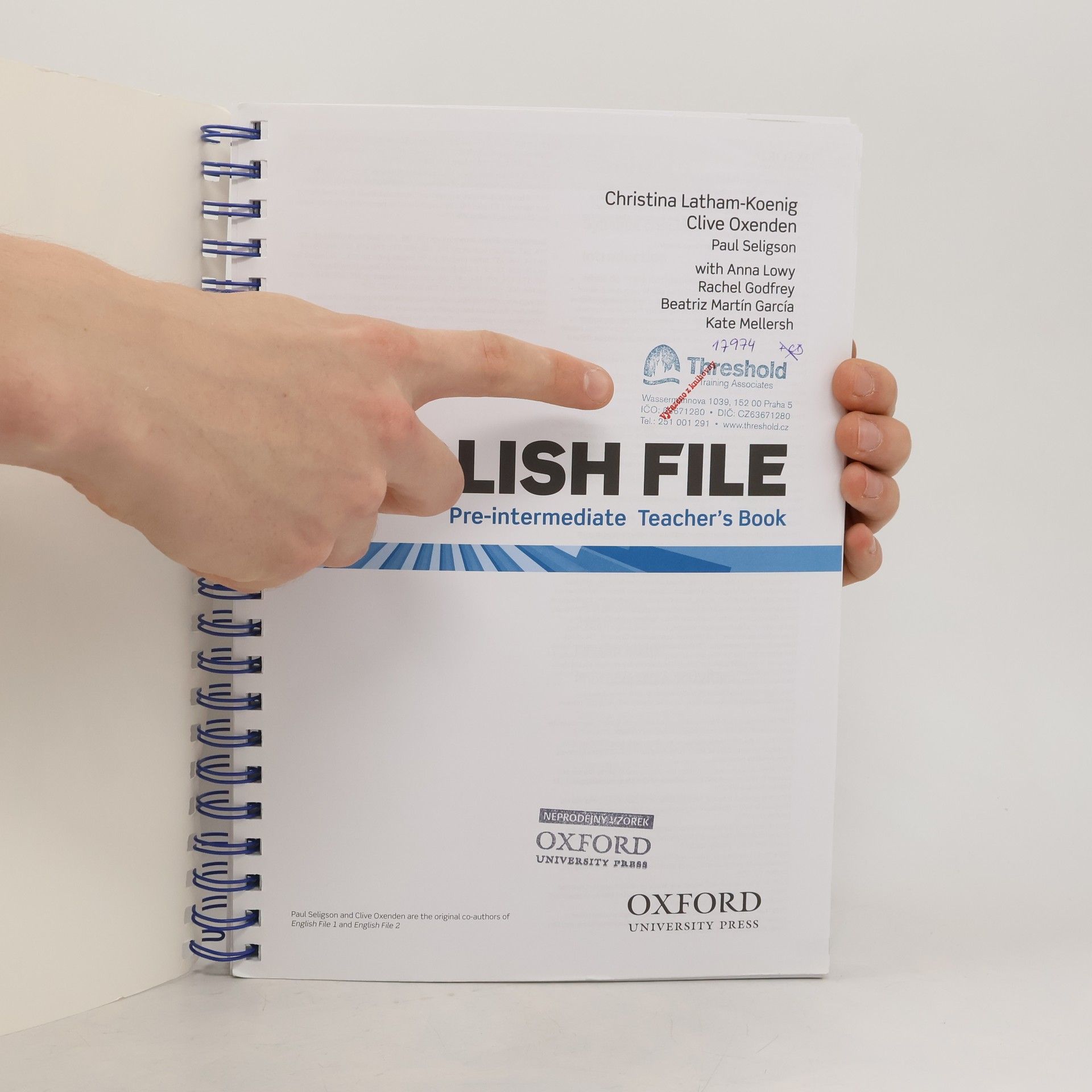 Christina Latham-Koenig English File. Pre-intermediate. Teacher's book
