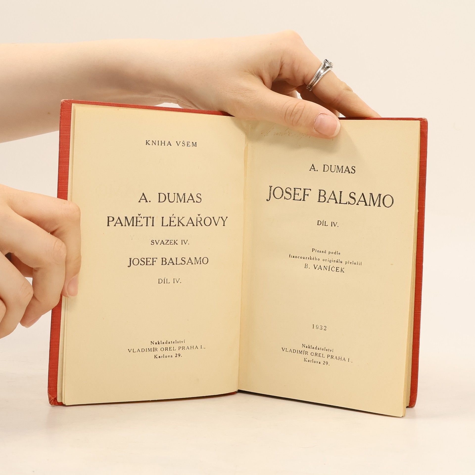 Alexandre Dumas Paměti lékařovy. Josef Balsamo IV.